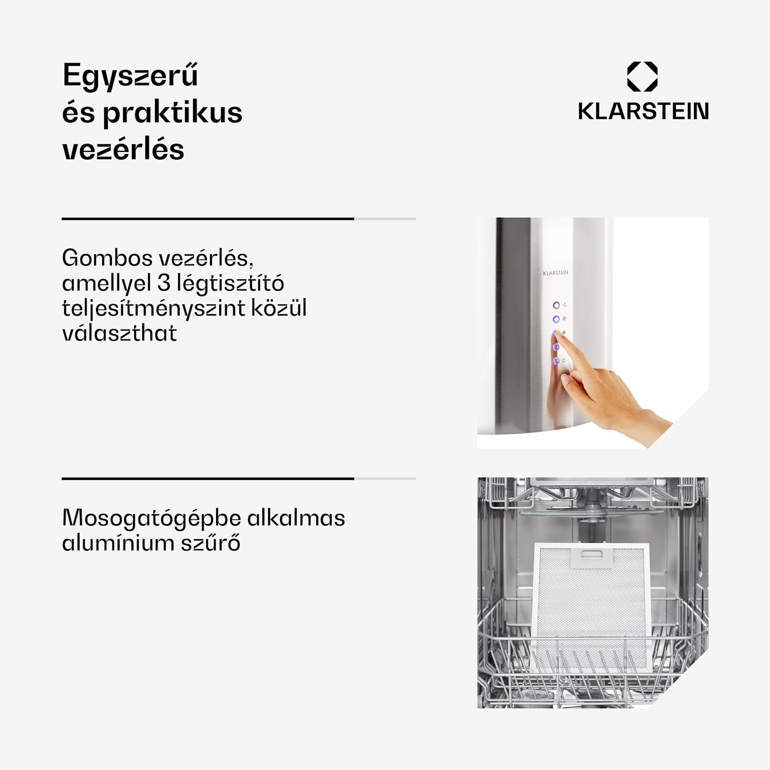 Beretta, sziget páraelszívó, Ø 35 cm, légkeringetés, 650 m³/ó, LED, nemesacél Rozsdamentes acél