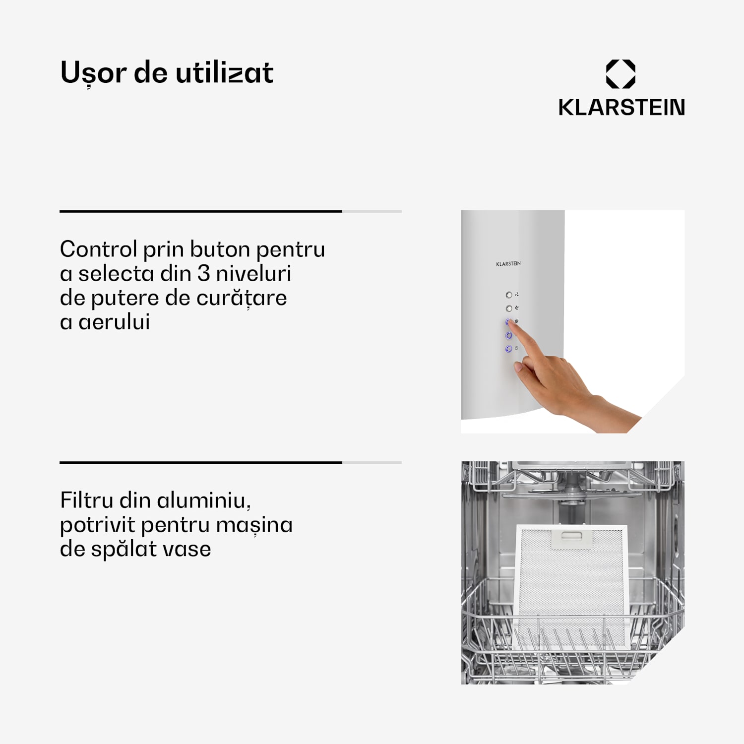 Beretta, hota în formă de insulă,  Ø35 cm, recirculație, 650m³/h, LED, alb Alb