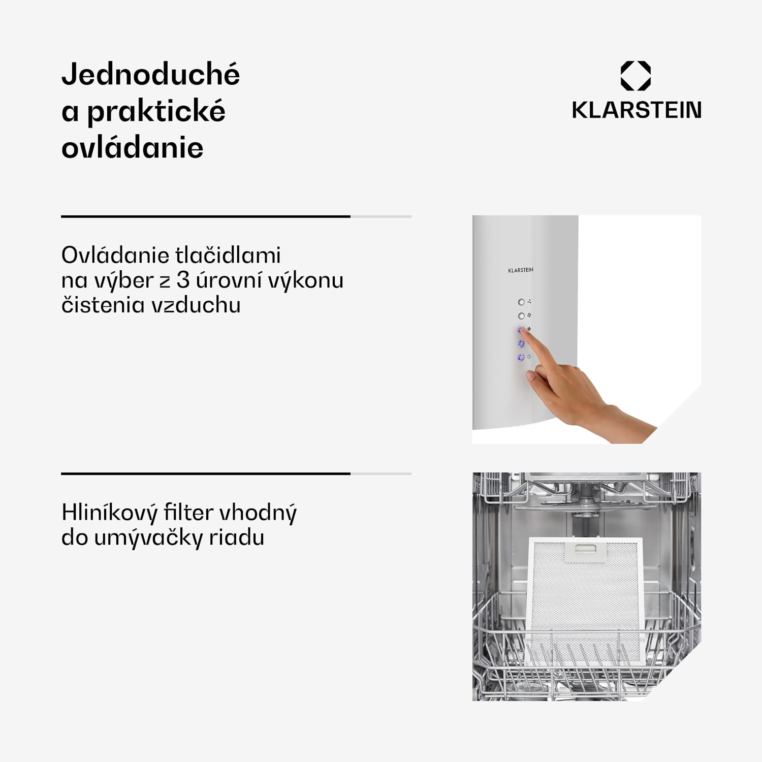 Beretta, digestor, 35 cm, ostrovčekový, 650m³/h, LED, biely Biela