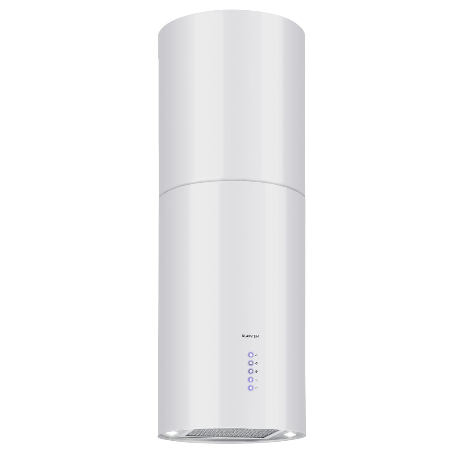 Beretta, sziget páraelszívó, Ø 35 cm, légkeringetés, 650 m³/ó, LED, fehér Fehér