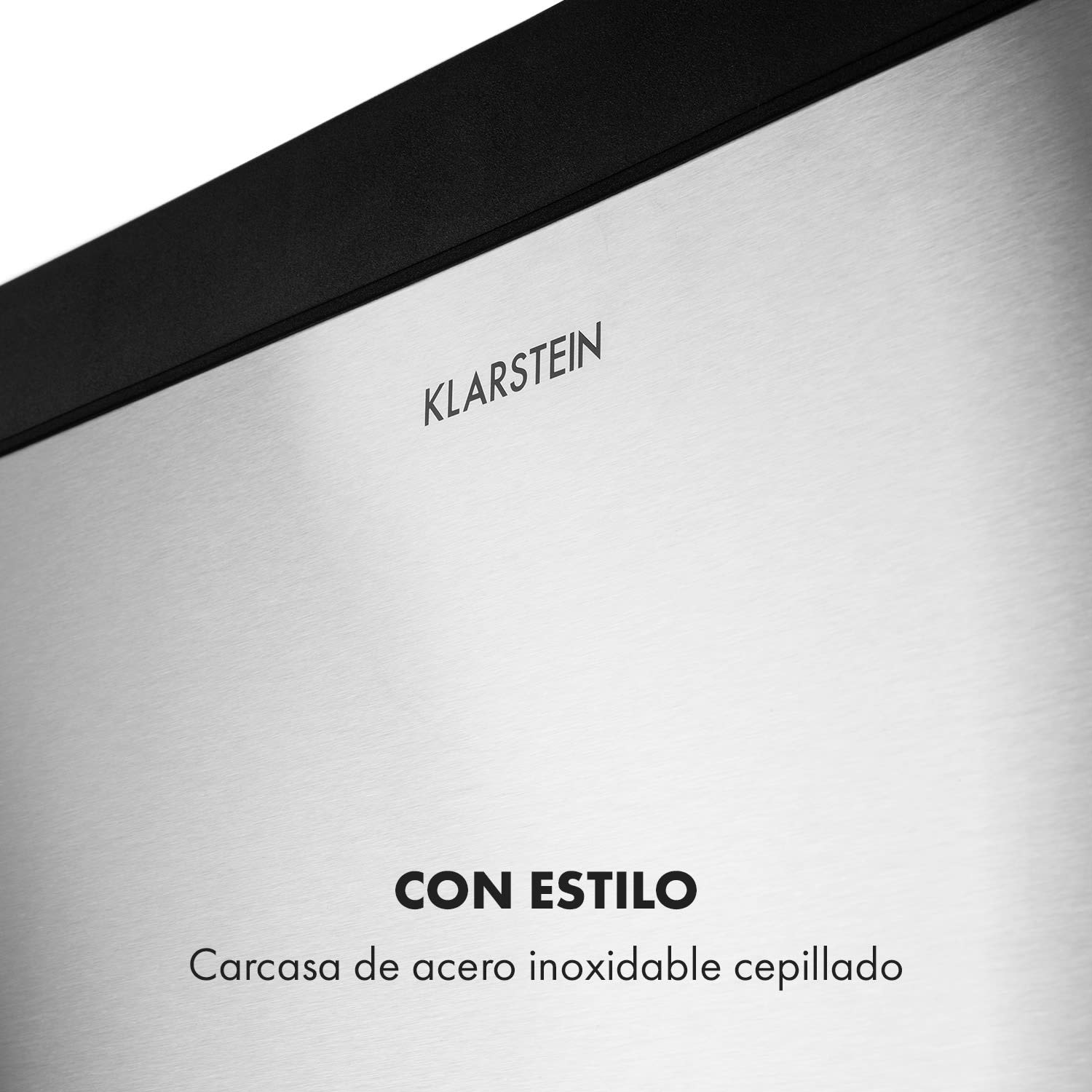 Johnny Trash XL papelera con pedal 60L / 2x30L PP acero inoxidable pulido 60 L | Acero Inoxidable