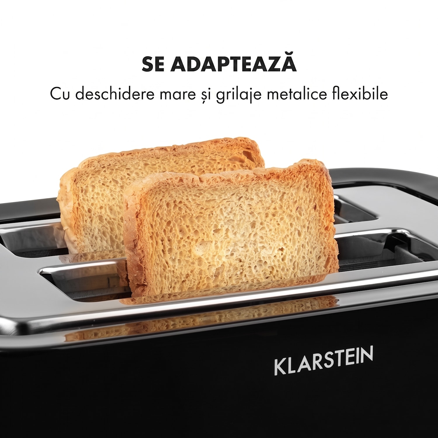 Arabica, prăjitor de pâine, 920W, display cu LED, control tactil, oțel inoxidabil 