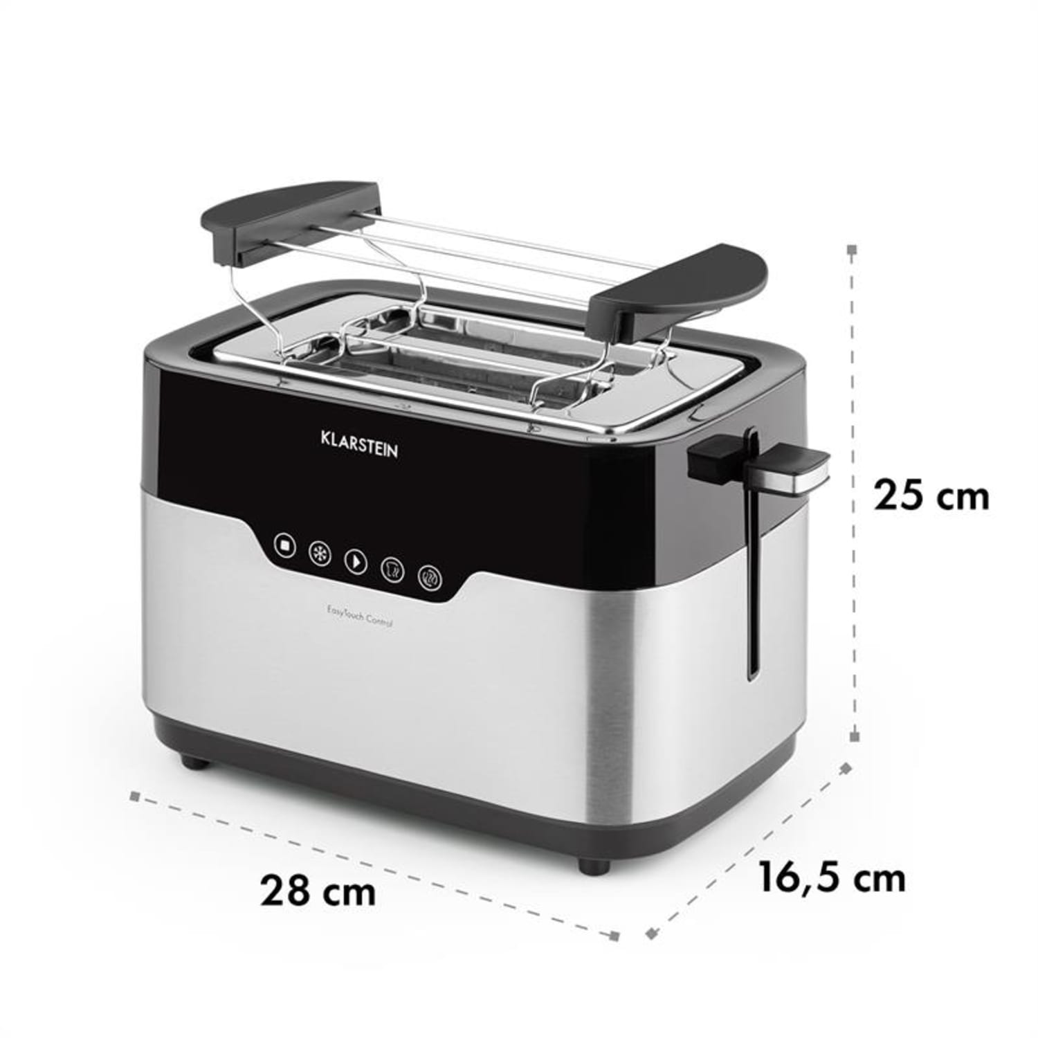 Tostadora Arabica 920W con pantalla LED y panel táctil acero inoxidable 
