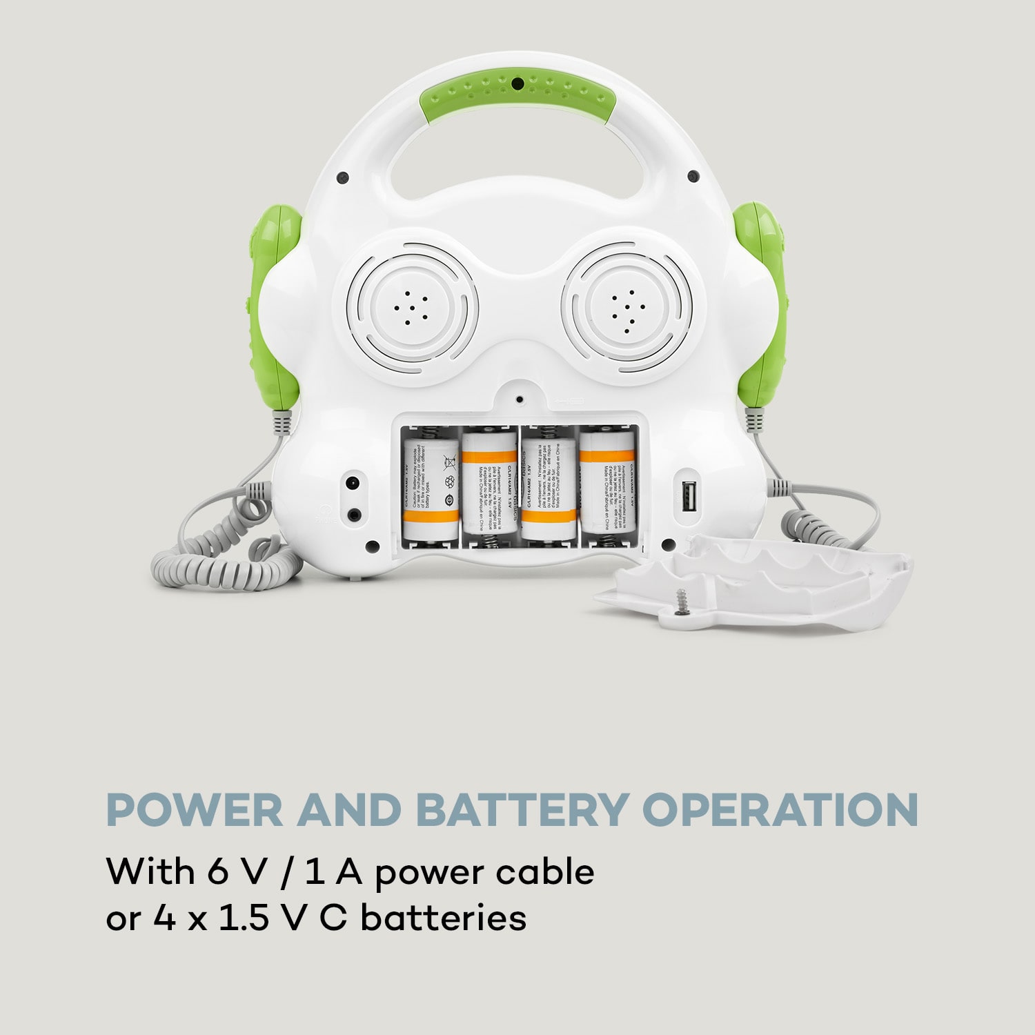 Pocket Rocker BT karaoke speler BT USB-poort MP3 2xmicro groen 