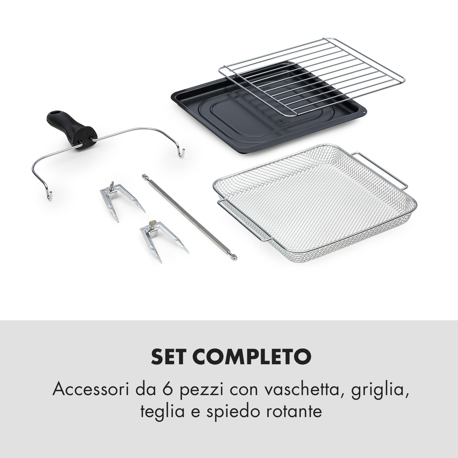 AeroVital Cube friggitrice ad aria 1600W 12l timer 16 programmi bianco Bianco