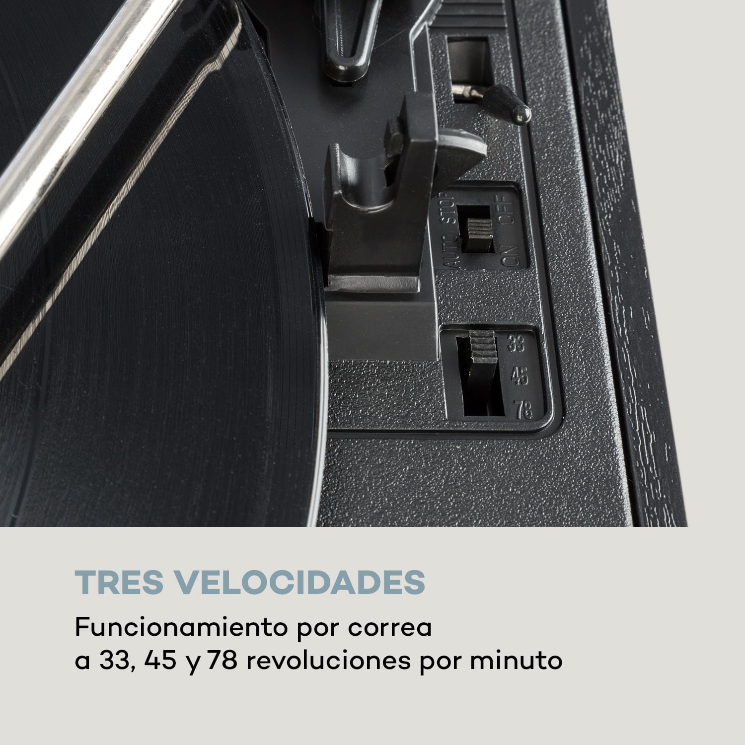 Equipo estéreo Oakland DAB Retro DAB+/FM Función BT Vinilo CD Cassette Madera Negra