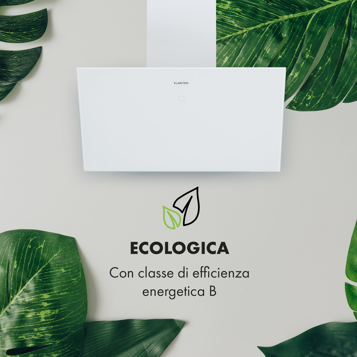 Laurel 60 cappa aspirante 60cm aria di scarico: 350 m³/h LED touch bianco 