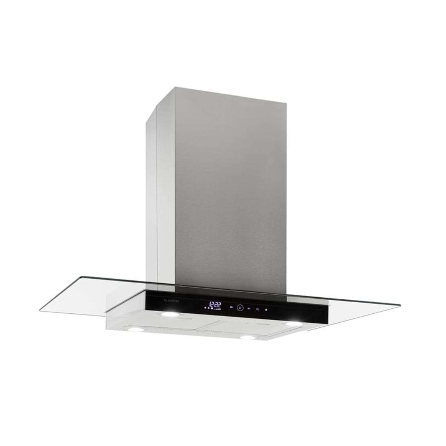 Aurelia, kuhinjska napa, 90 cm, 600 m³/h, energetska klasa A, nehrđajući čelik, srebrna 