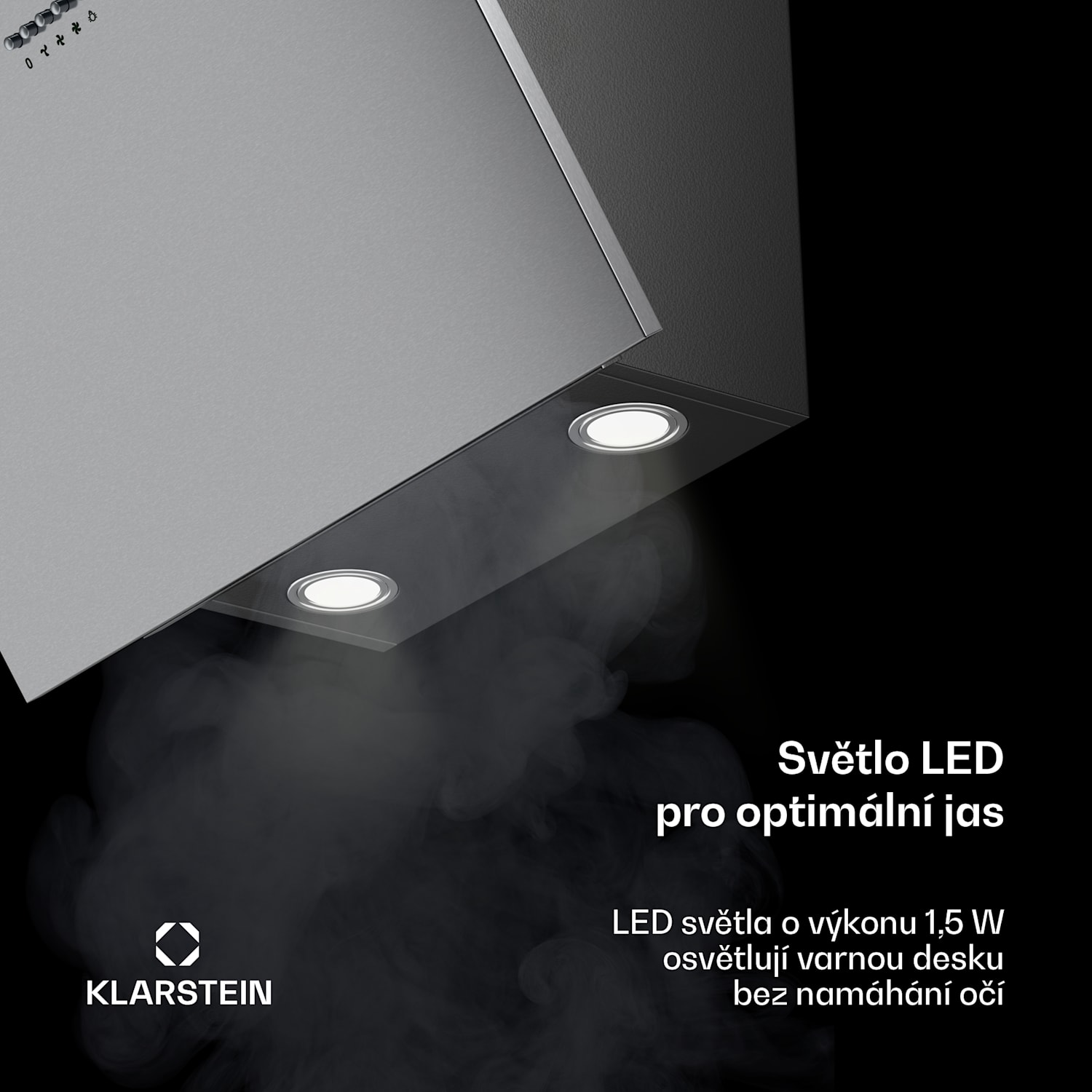 Silver Lining 60, digestoř, 60 cm, nástěnná, 600 m³/h, A, nerezová ocel 60 cm