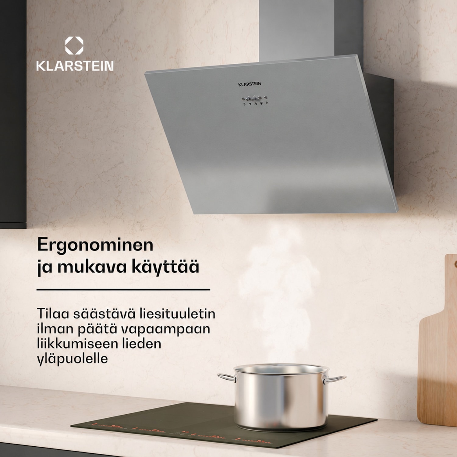 Silver Lining 60 -liesituuletin 60 cm 568 m³/h energialuokka A ruostumaton teräs 60 cm | A