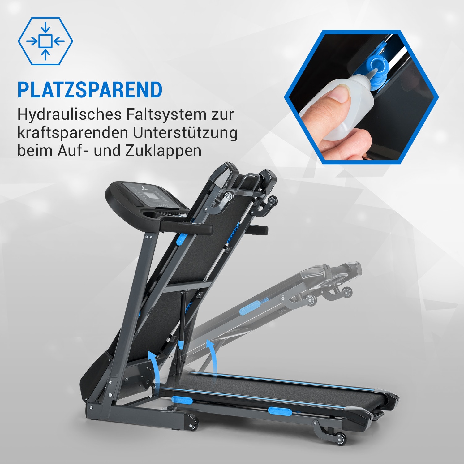 Pacemaker F120 Laufband 2,0PS selbstschmierend 4P-AntiShock Suspension 