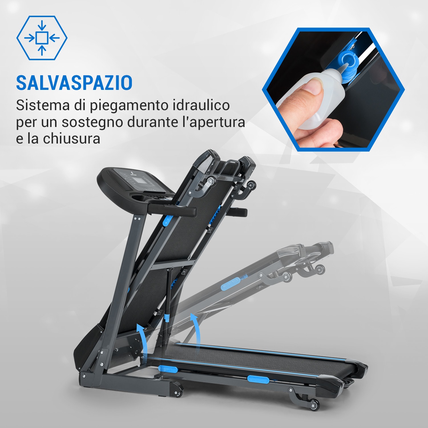 Pacemaker F120 Tapis Roulant 2,0CV 4P-AntiShock Suspension 