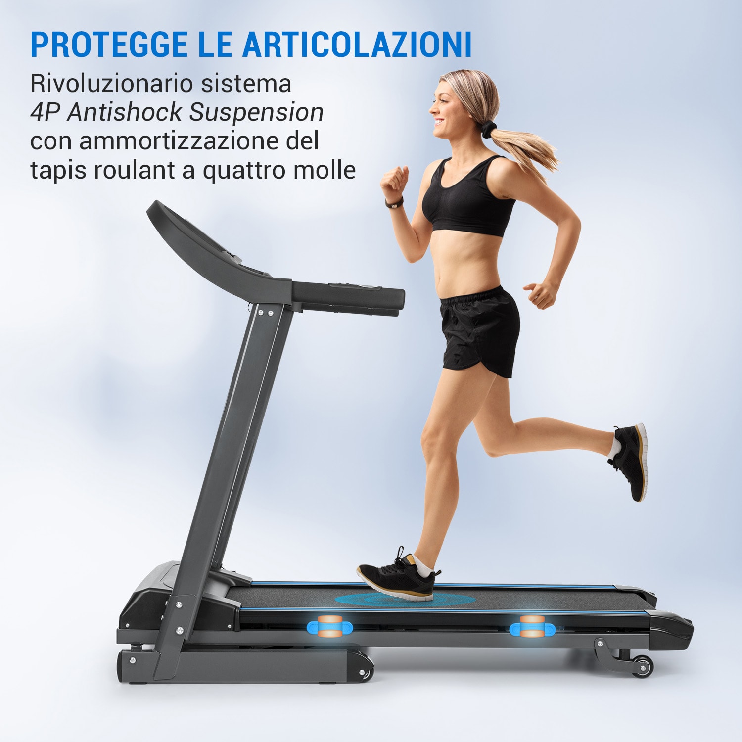 Pacemaker F120 Tapis Roulant 2,0CV 4P-AntiShock Suspension 