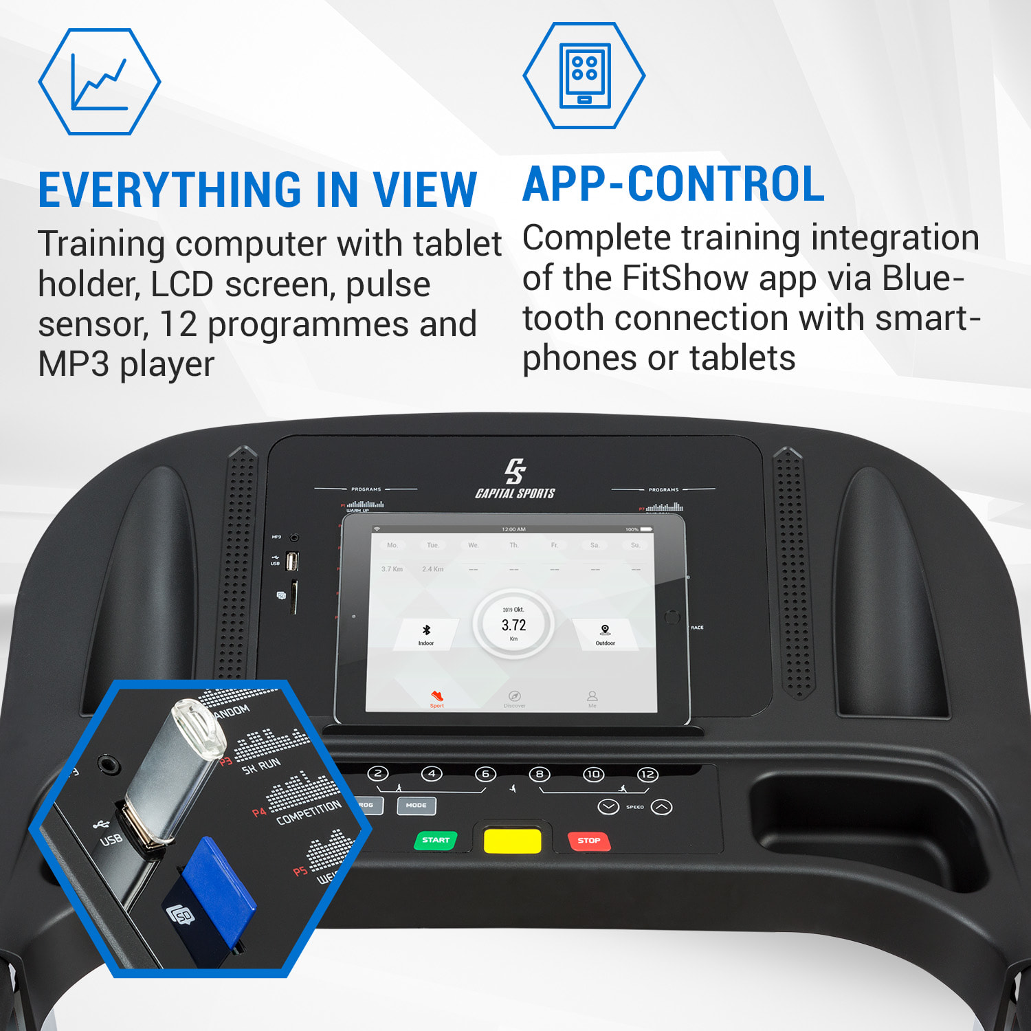 Pacemaker F120 loopband 1471W 4P antishock suspension 