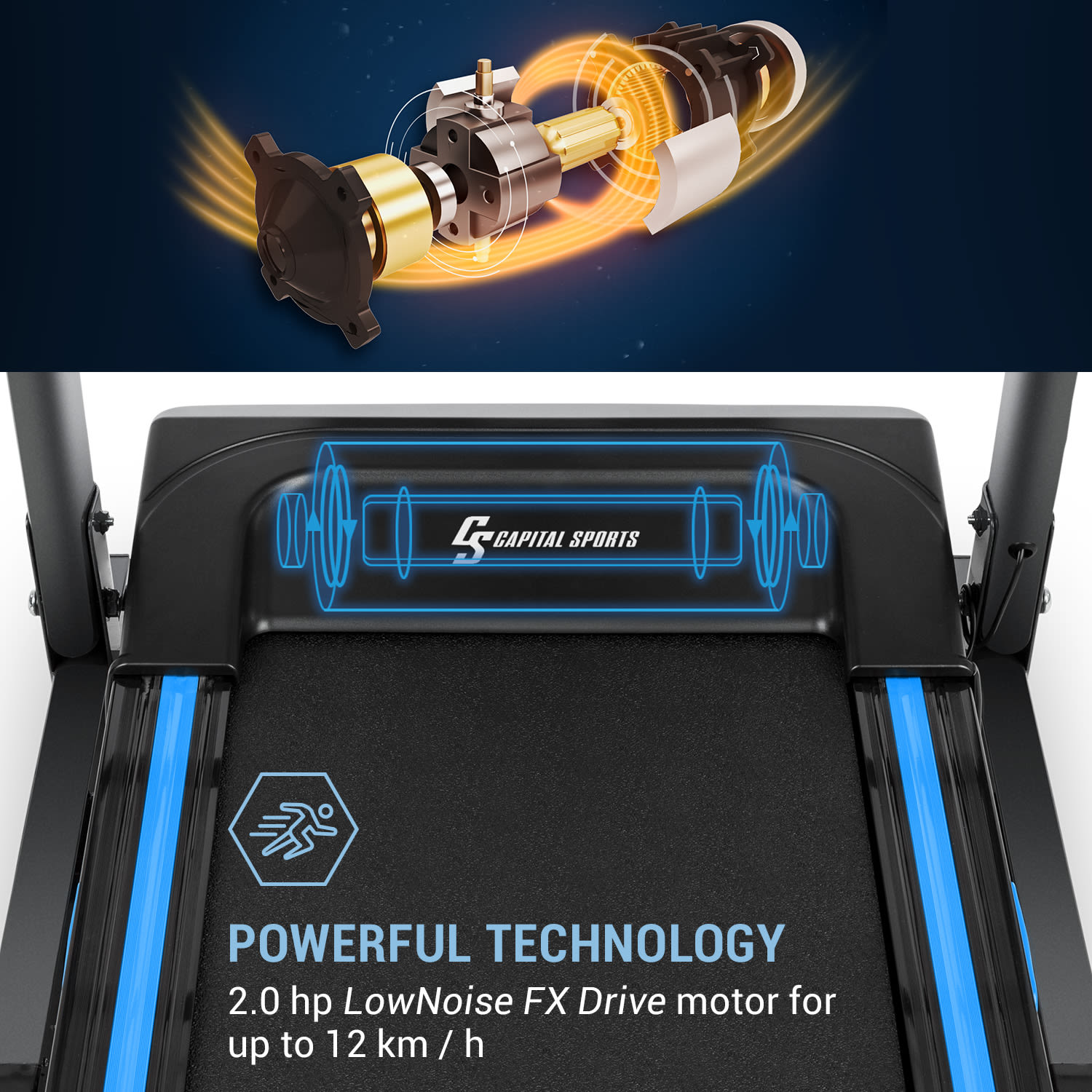 Pacemaker F120 loopband 1471W 4P antishock suspension 