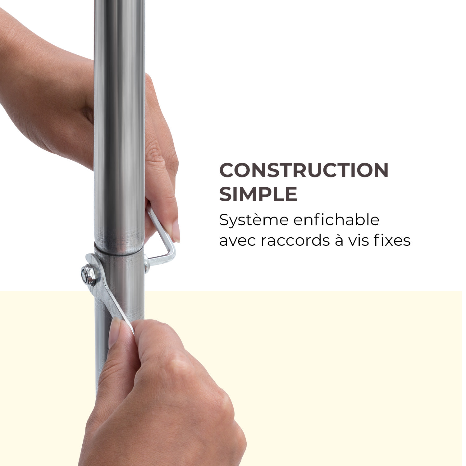 Plant Palace X2 Serre 200 x 220 x 100cm - Tube d'acier film PVC mesh 