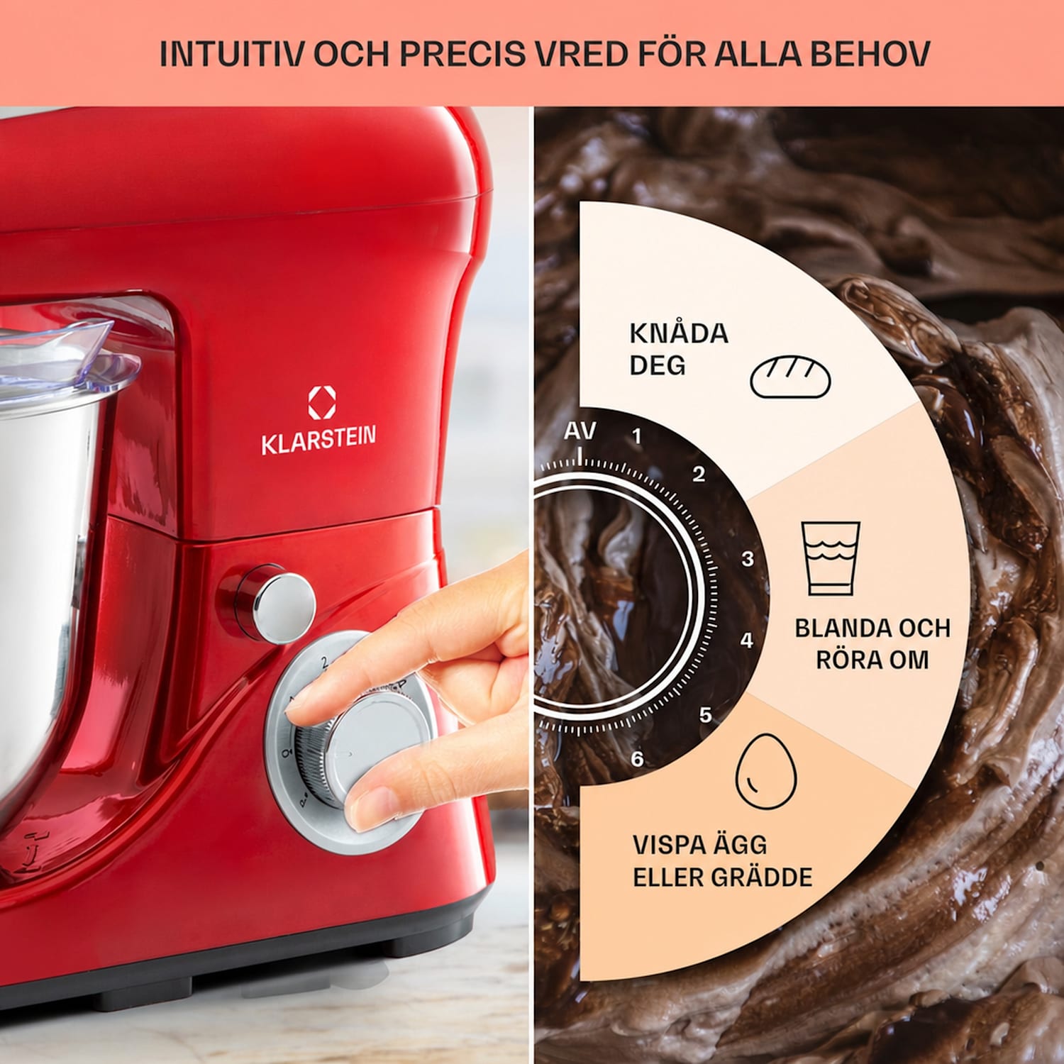 Bella Pico 2G Kökmaskin 1300W 1,7hk 6 nivåer 5 liter 
