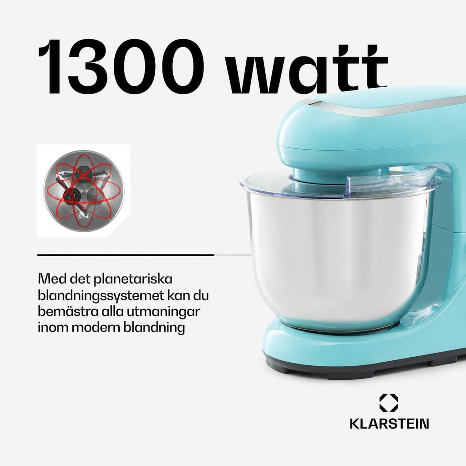 Bella Pico 2G köksmaskin 1200 W 1,6 hk 6 steg 5 liter 