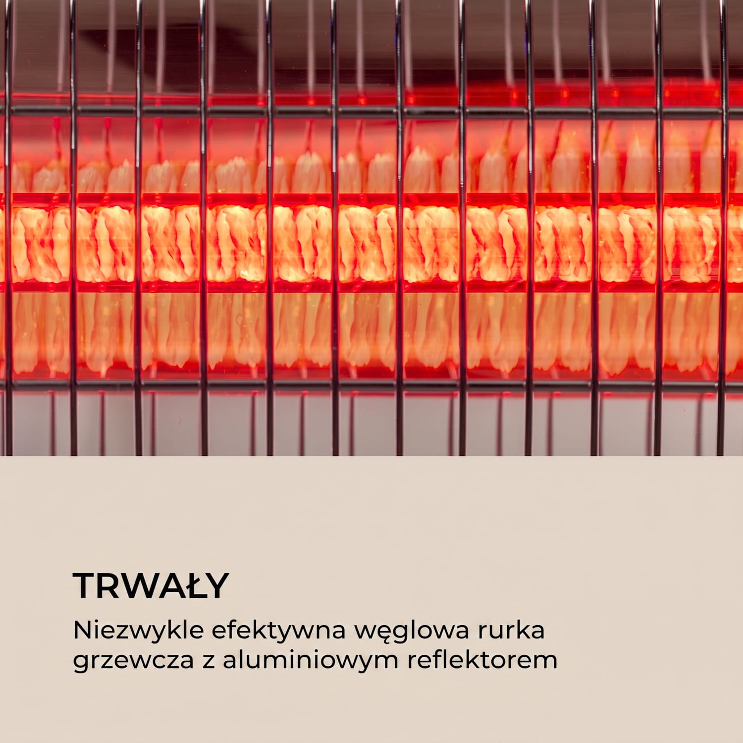 Dark Wave, promiennik podczerwieni tarasowy, ścienny, 2000 W, element grzewczy z włókna węglowego powlekany złotem, IP65, aluminium Ścienny