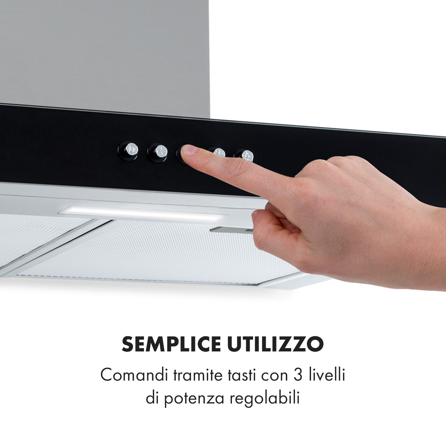 Darya cappa aspirante 60cm 310 m³/h acciaio inox argento 60 cm