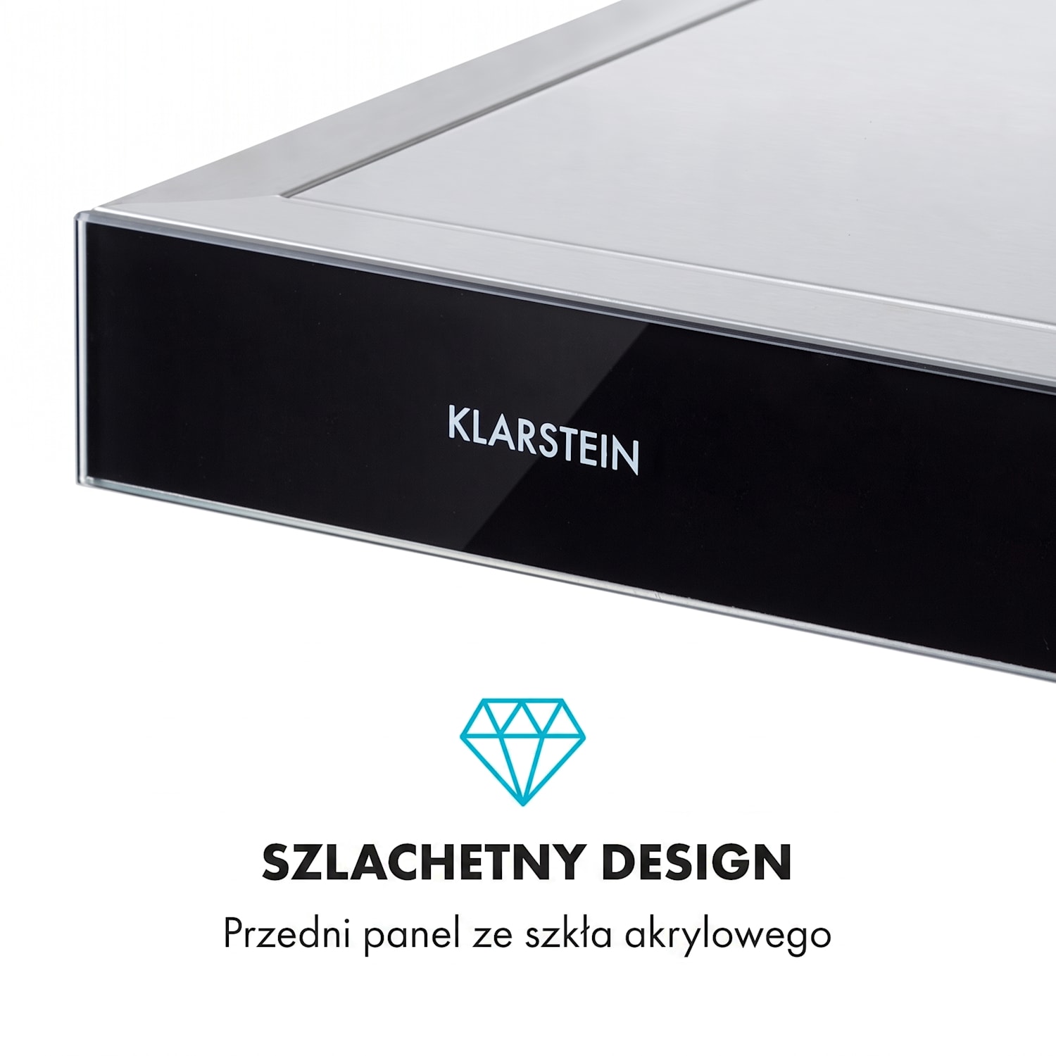 Darya 60, okap kuchenny przyścienny, 60 cm, 310 m³/h, stal nierdzewna, kolor srebrny 60 cm