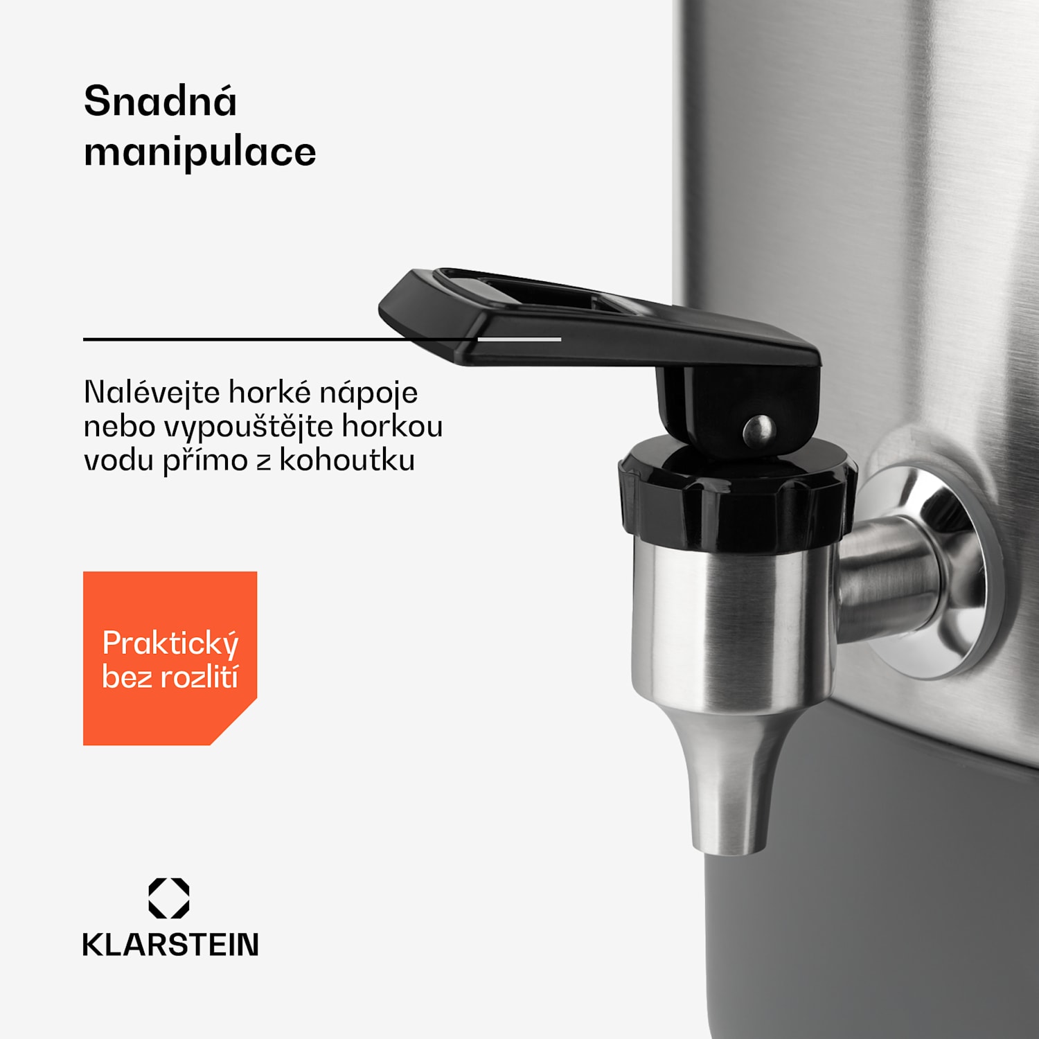 Lady Marmelade, zavařovací automat, zásobník na nápoje, 27 l, 100 °C, 12 h, ušlechtilá ocel 