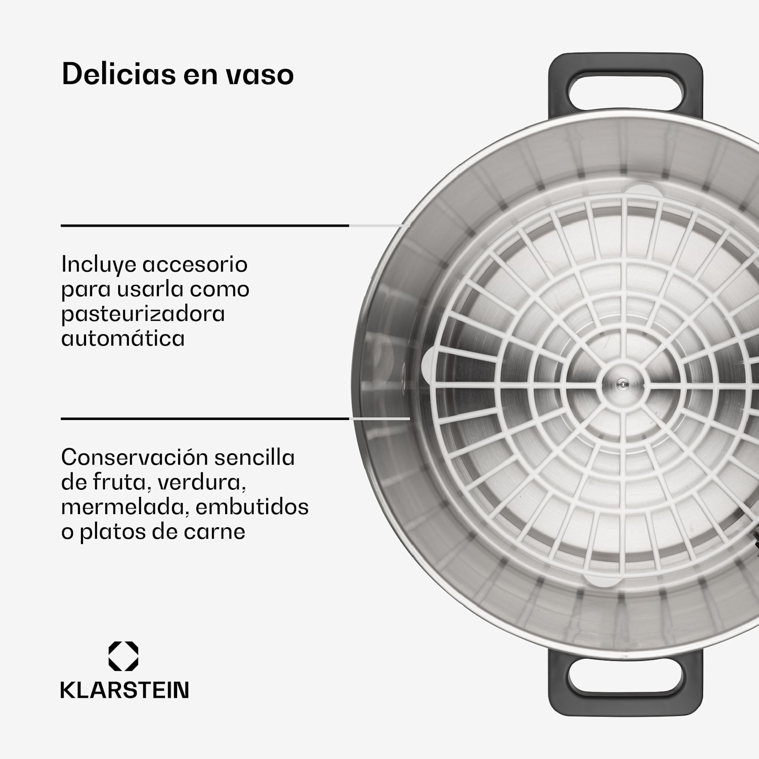 Lady Marmalade Olla pasteurizadora Dispensador de bebidas 27L 100°C 12h Acero inoxidable 