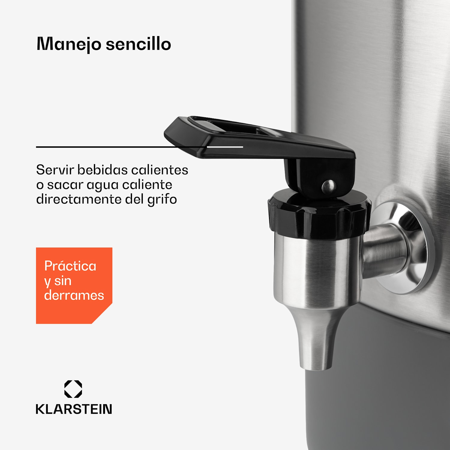 Lady Marmalade Olla pasteurizadora Dispensador de bebidas 27L 100°C 12h Acero inoxidable 