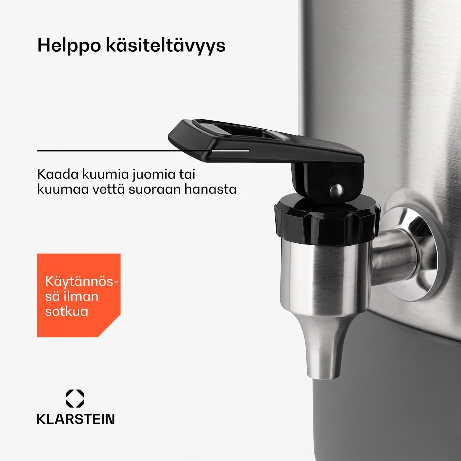 Lady Marmalade -säilöntäautomaatti juoma-annostelija 27 l 100 °C  ruostumaton teräs 