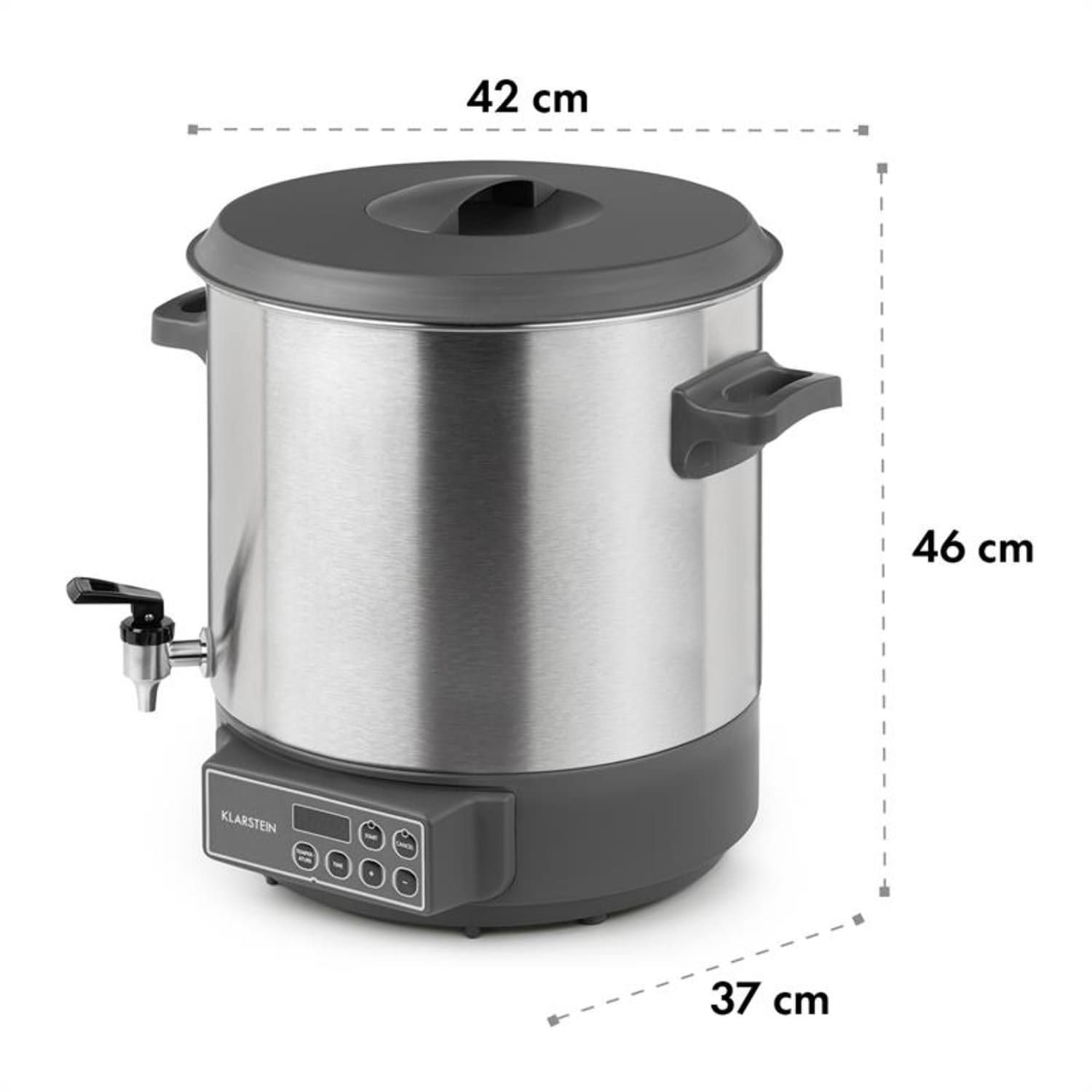 Lady Marmalade Olla pasteurizadora Dispensador de bebidas 27L 100°C  Acero inoxidable 