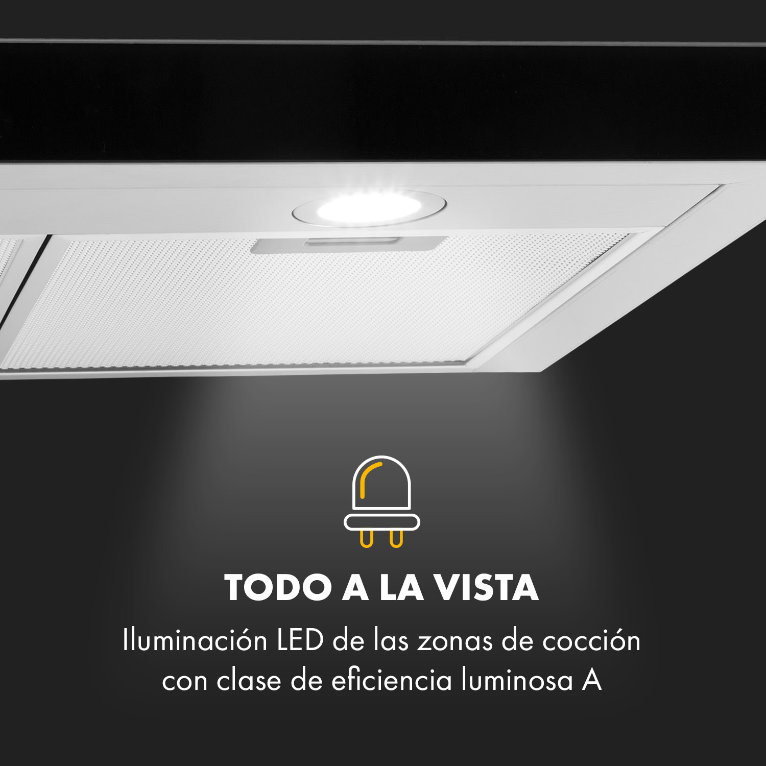 Darya campana extractora 90 cm 310 m³/h acero inoxidable plateada 90 cm