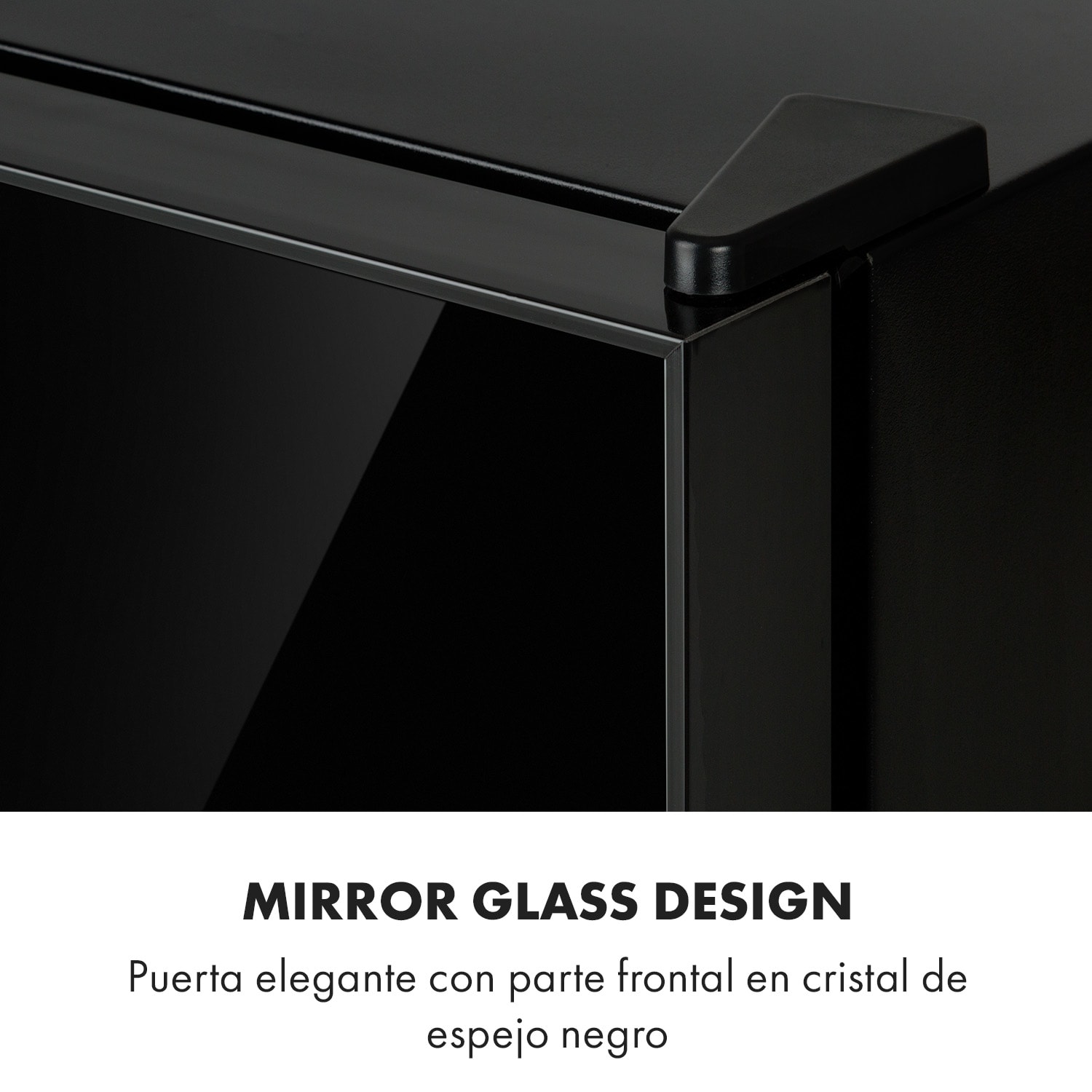 Frosty Minifrigorífico EEC A Puerta de cristal 10 L Negro 