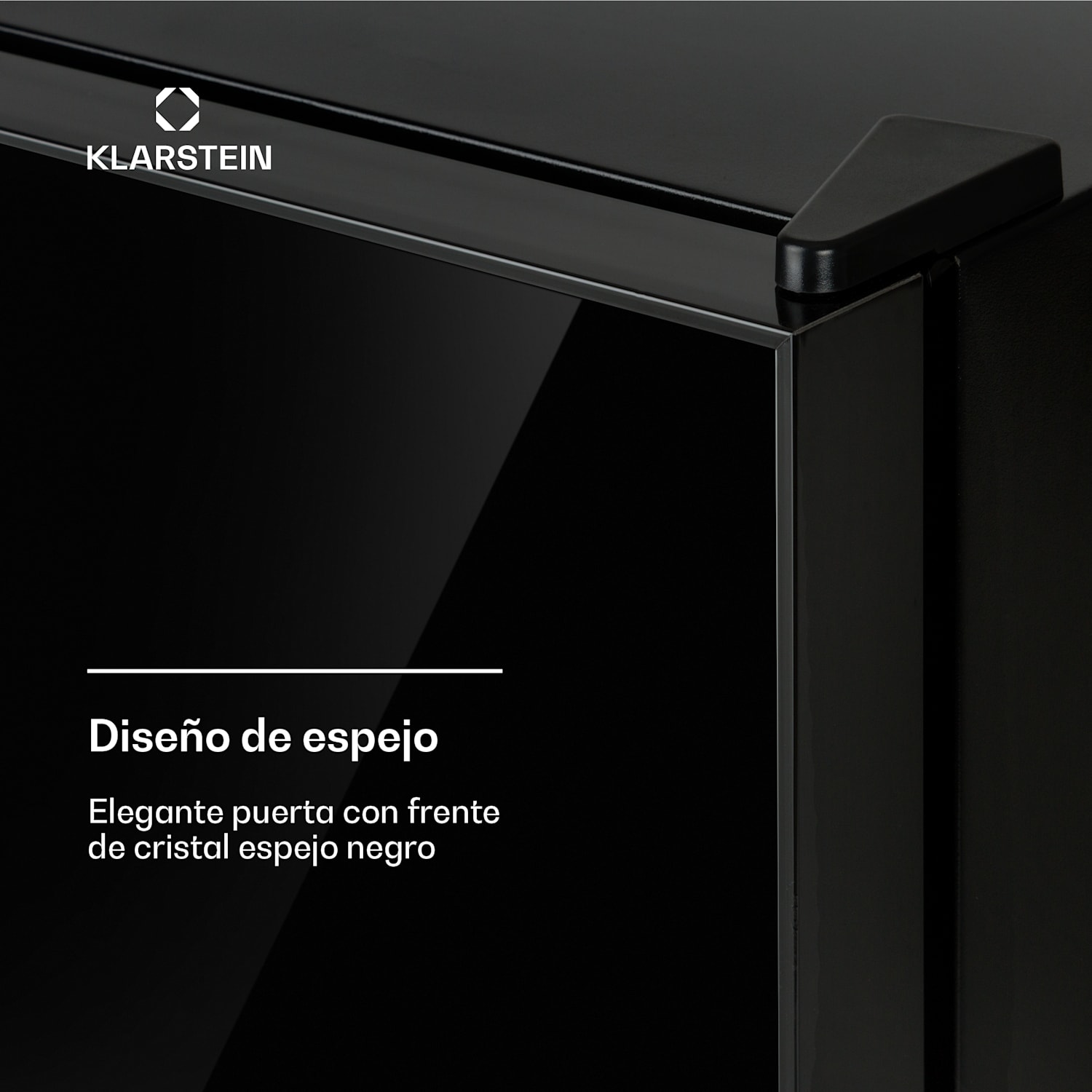 Frosty Minifrigorífico EEC A Puerta de cristal 10 L Negro 