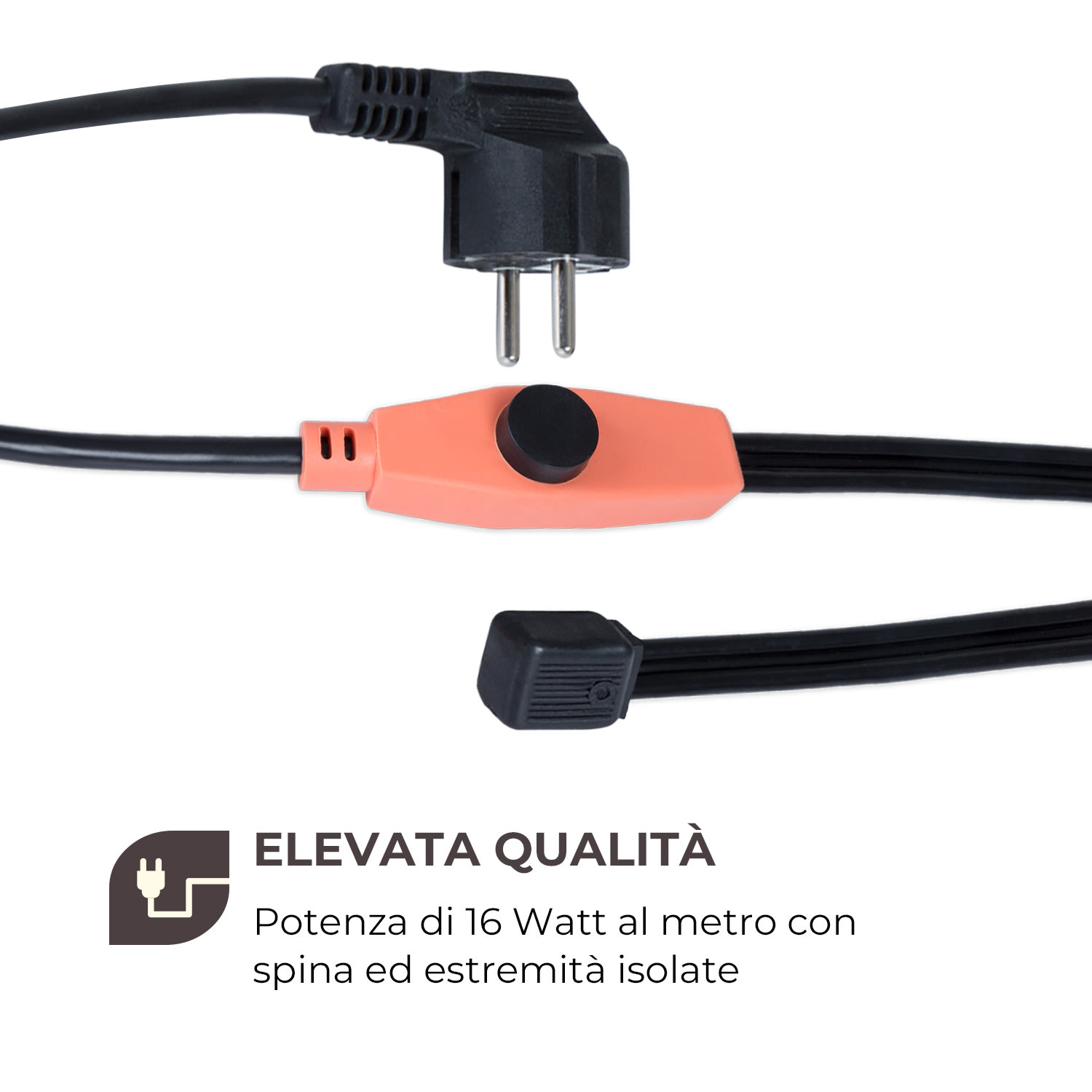 Flow Wire Cavo Antigelo 4m con Termostato IP68 4 m
