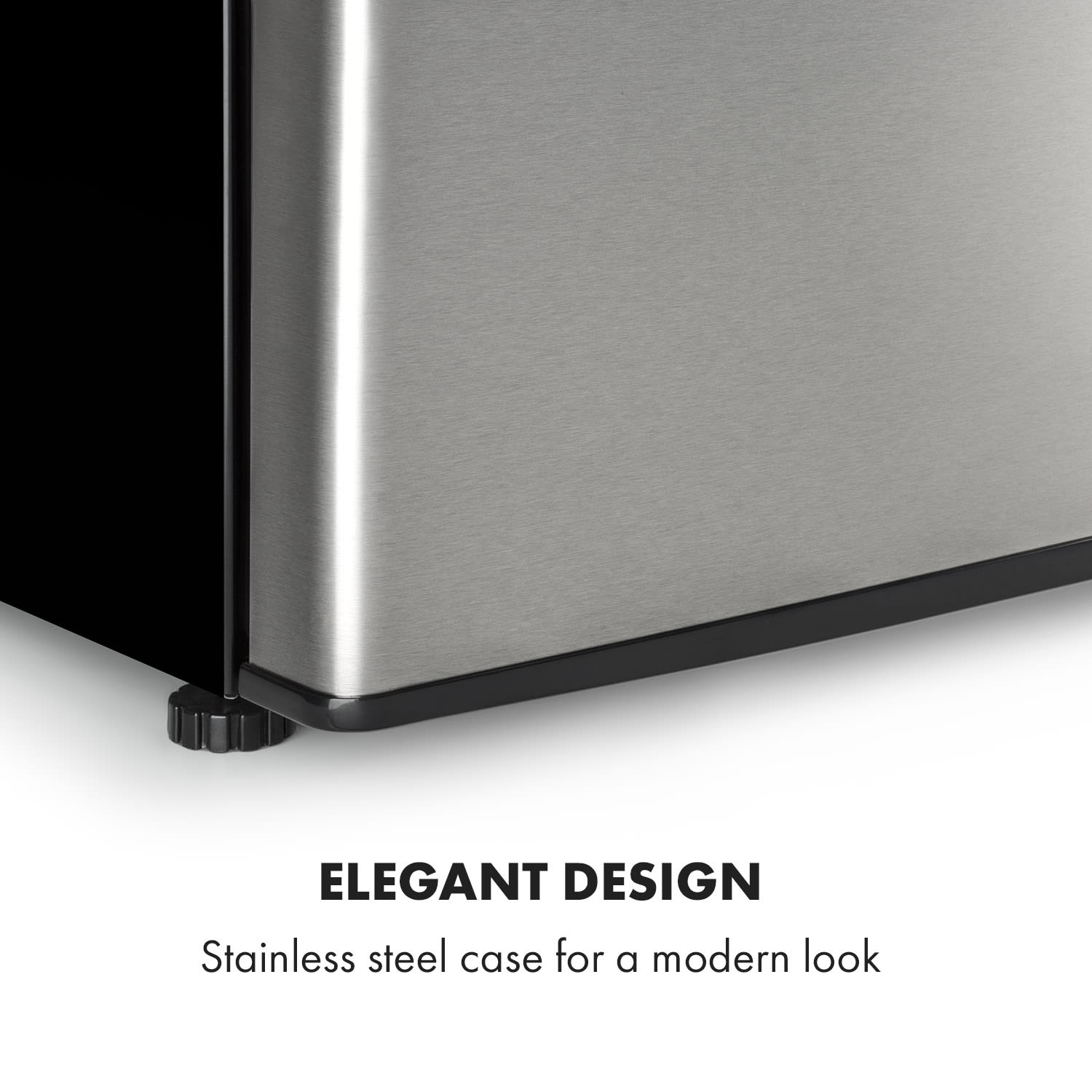 Big Daddy Cool, hladnjak sa zamrzivačem, 61/25 litara, nehrđajući čelik, F, srebrni