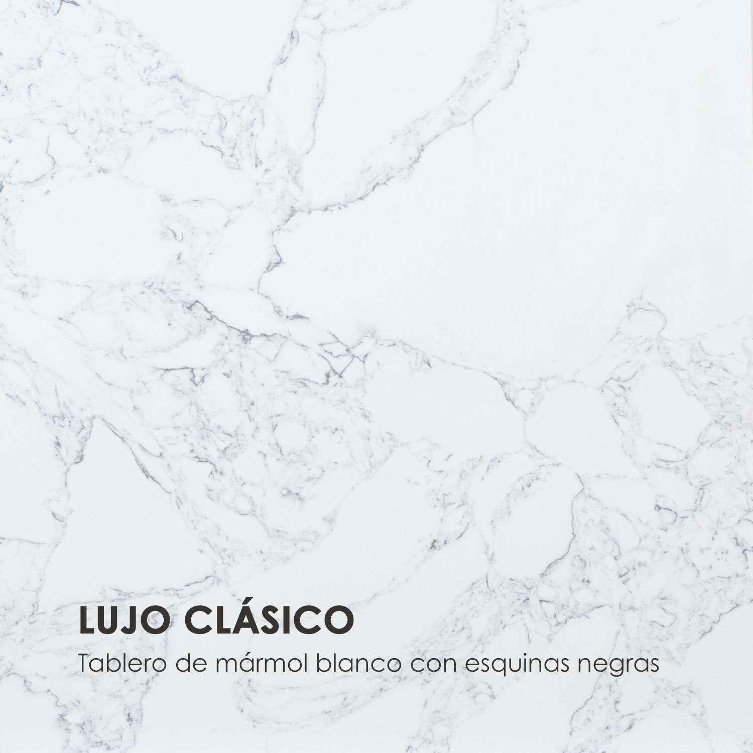 Round Pearl mesa de centro 55 x 45 cm (ØxH) mármol oro / blanco 