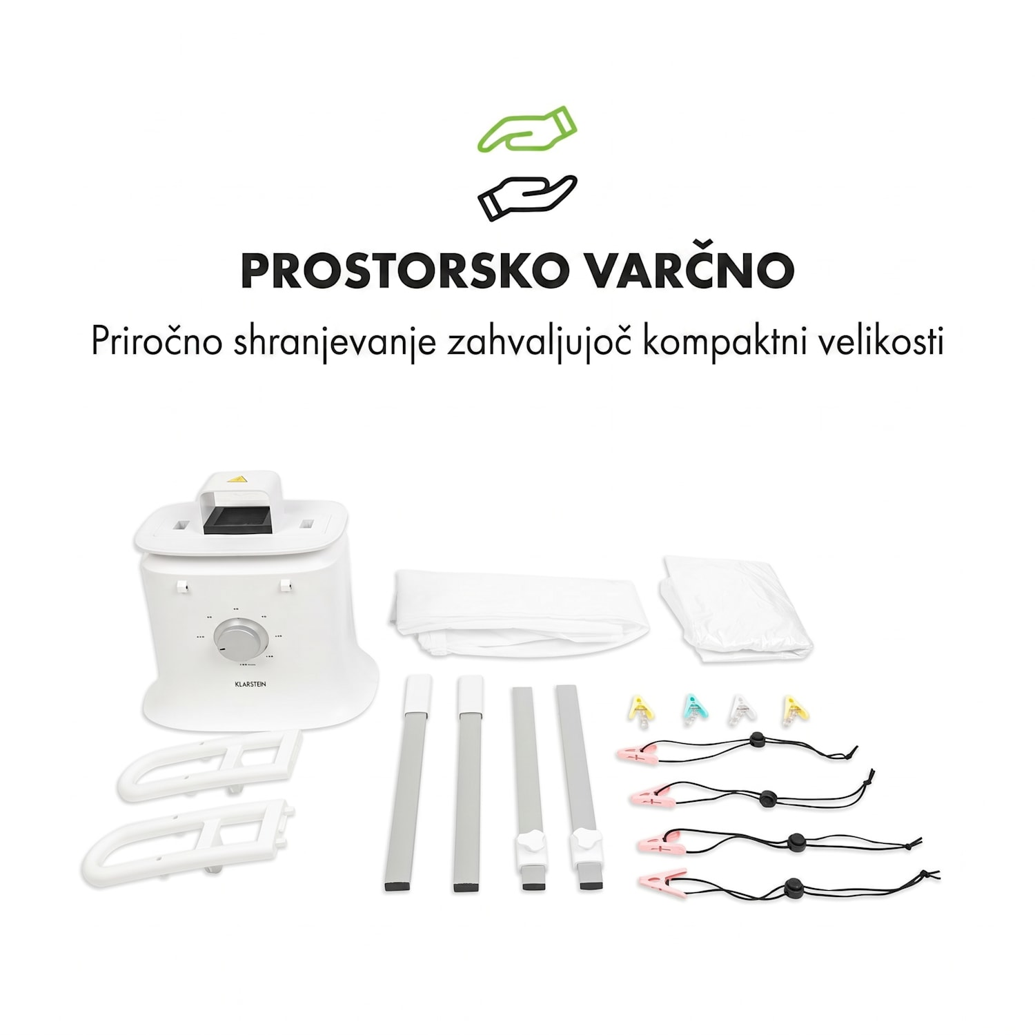 ShirtButler Deluxe, aparat za avtomatsko sušenje in likanje, 1250 W 