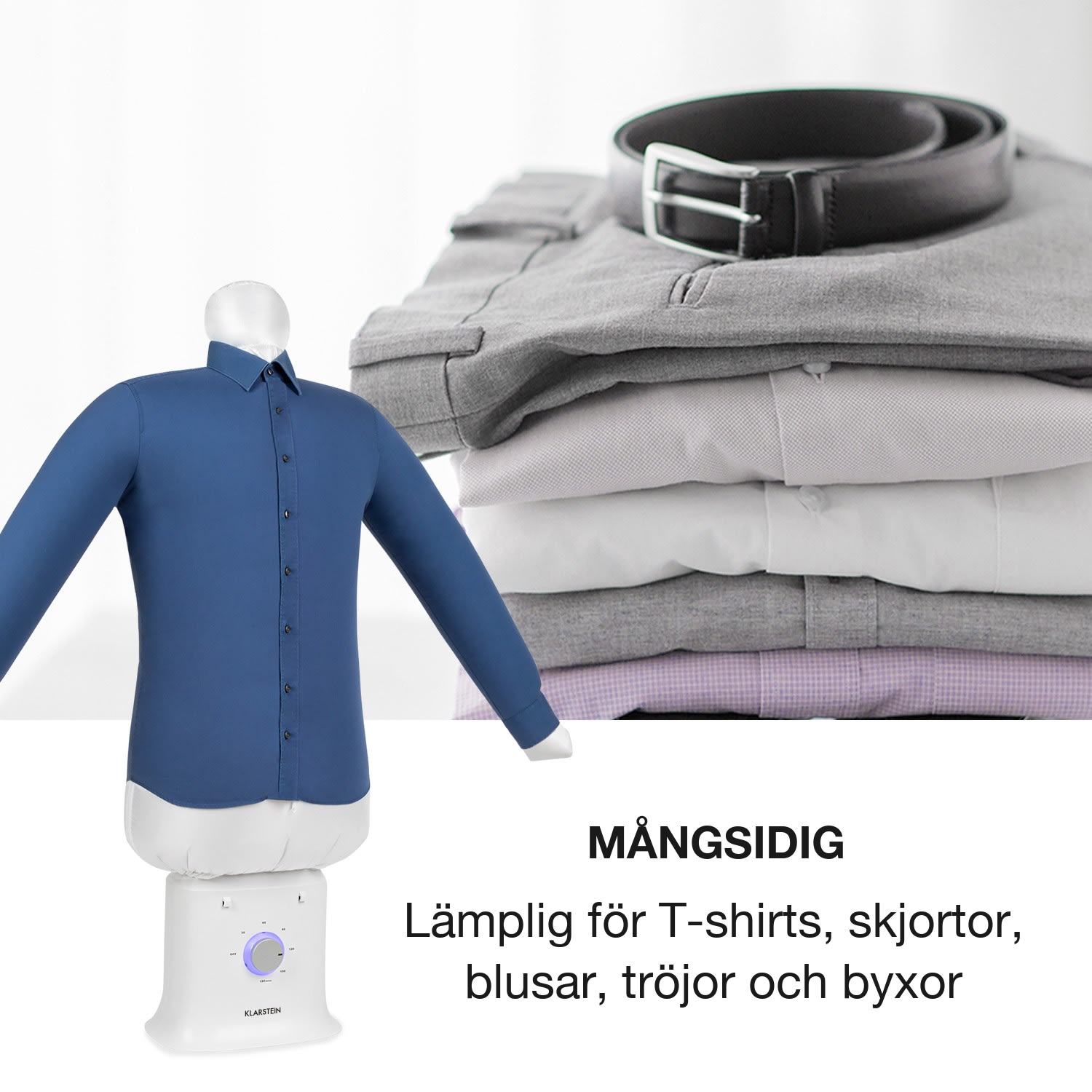 ShirtButler Deluxe automatiskt tork- och strykjärn 1250 W 