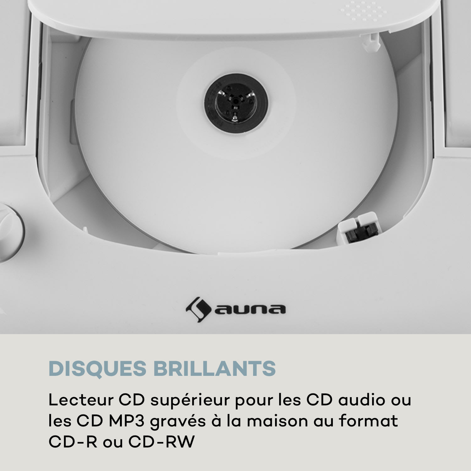 Roadie Boombox radio internet, DAB/DAB+ bande FM lecteur CD LED Wifi Bluetooth 