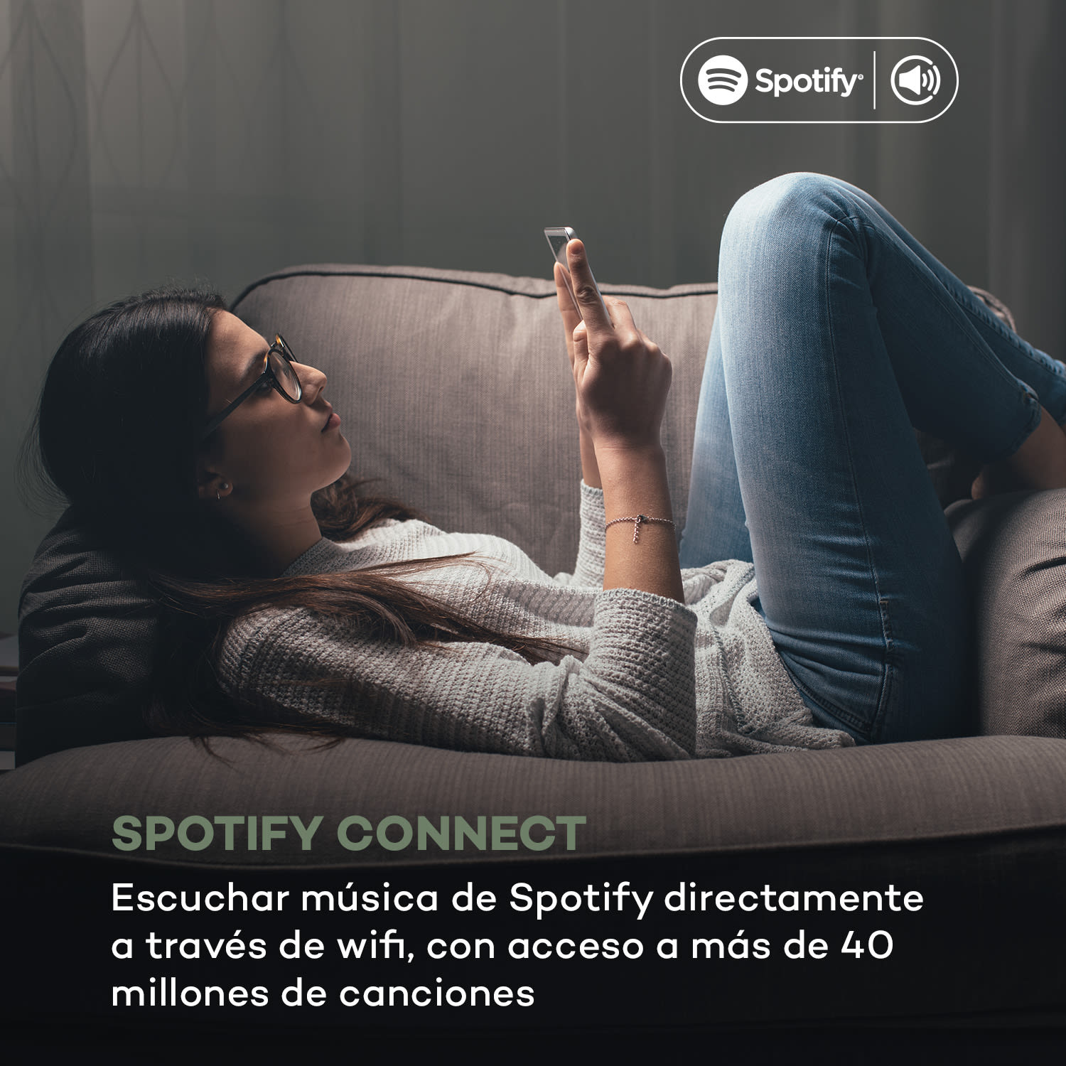 iTuner 320  BT sintonizador digital HiFi digital Spotify Connect  controlada por aplicación negro 