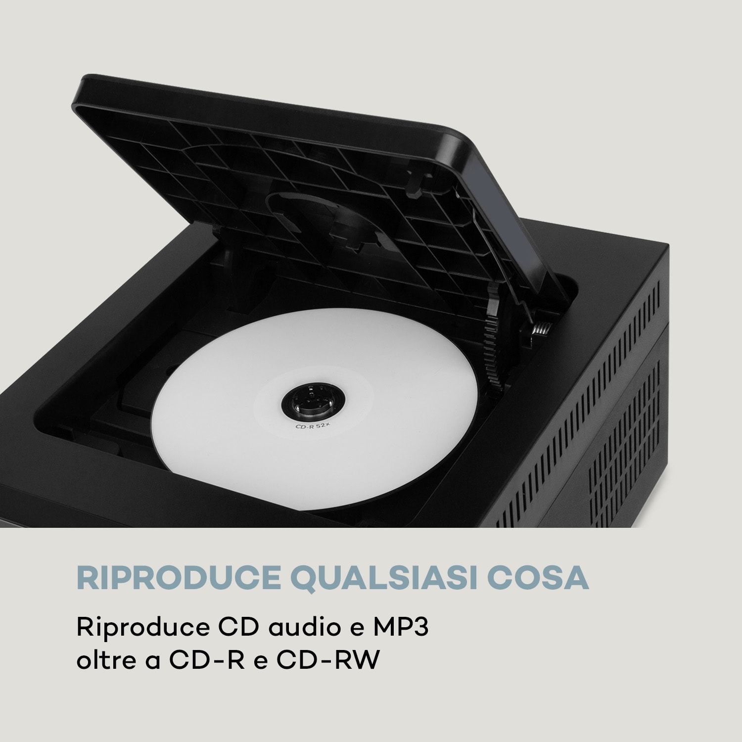 Connect System S impianto stereo + altoparlante 20Wmax internet/DAB+ nero 