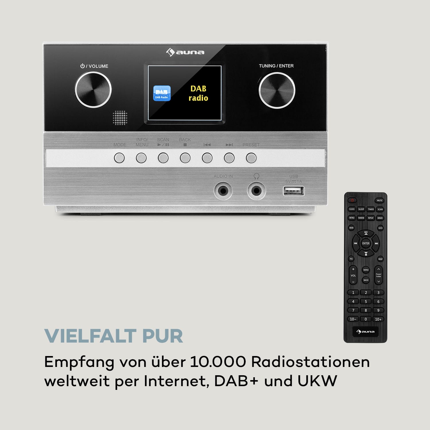 Connect System S Stereoanlage Boxen 20Wmax Internet/DAB+/UKW CD-Player
