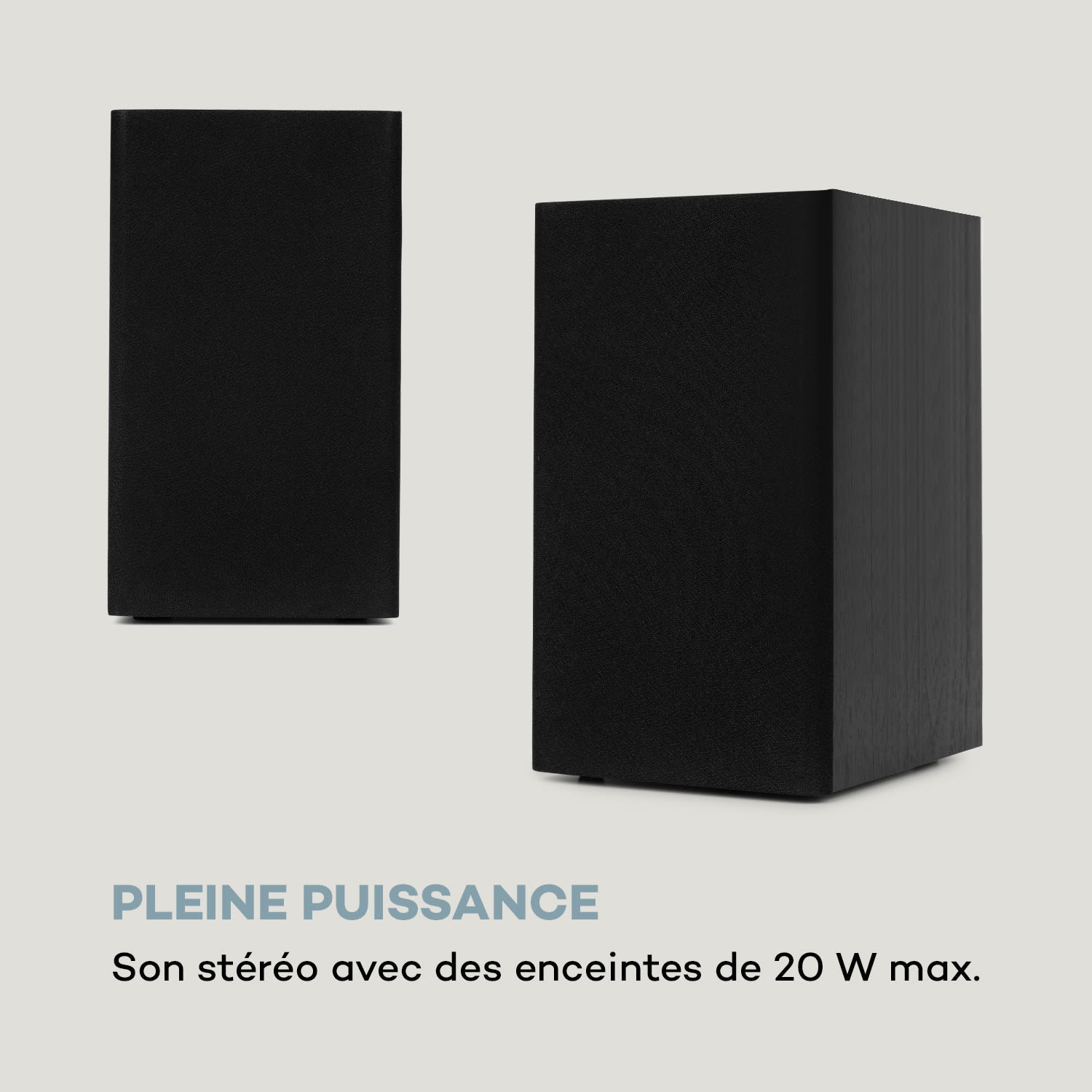 Connect System S Chaîne stéréo Internet / DAB + enceintes 20W max- Argent