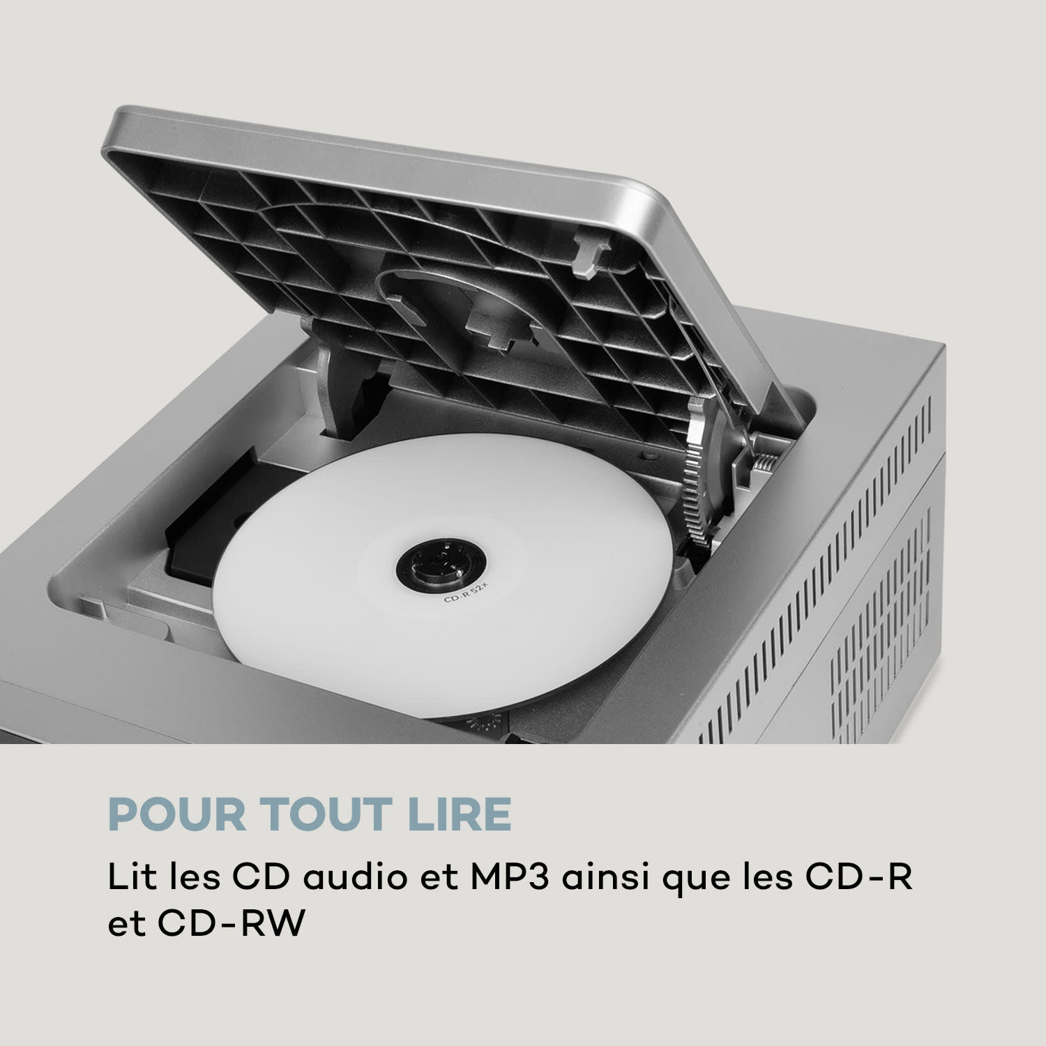 Connect System S Chaîne stéréo Internet / DAB + enceintes 20W max- Argent