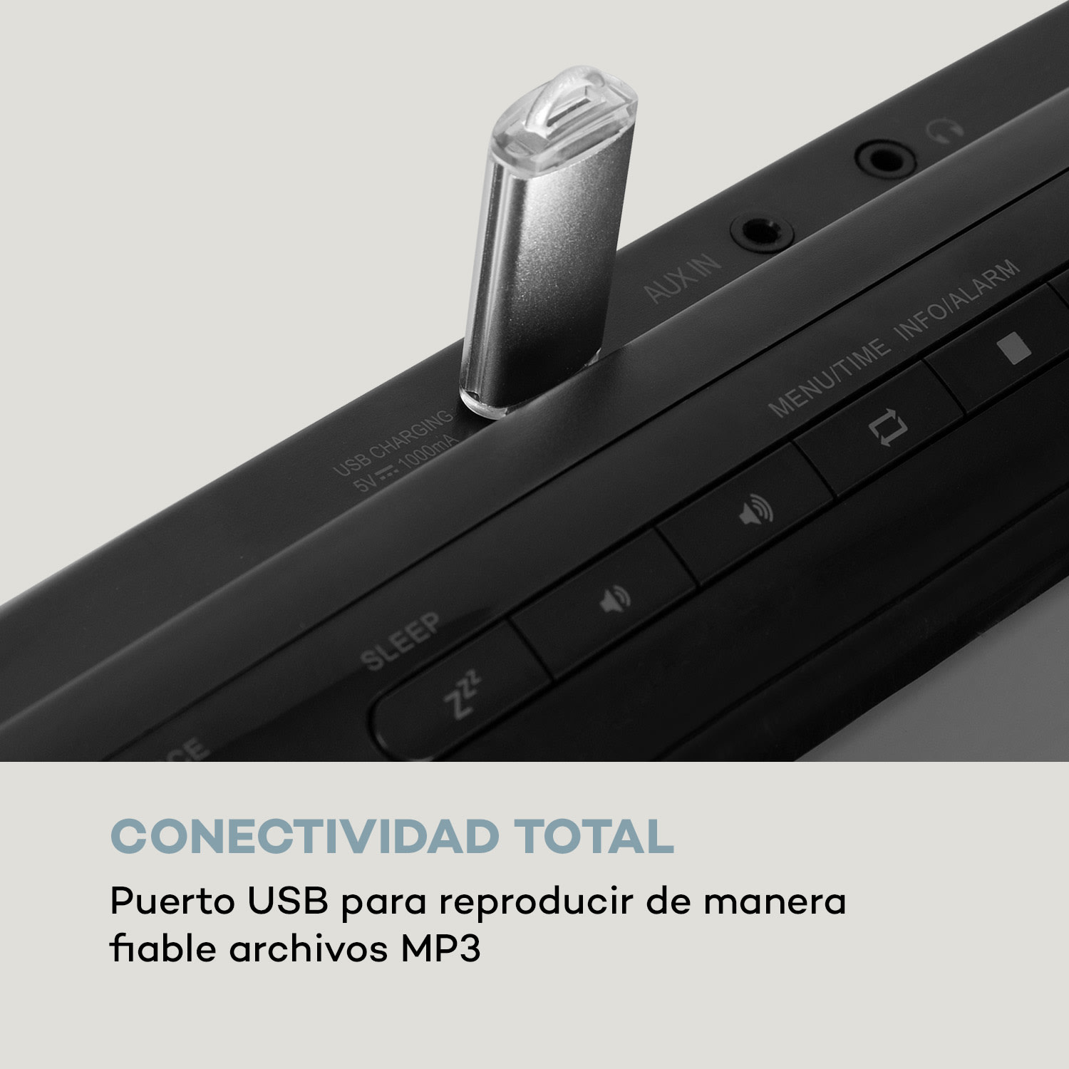 BlackMask sistema de sonido vertical CD FM und DAB+ radio BT negro 