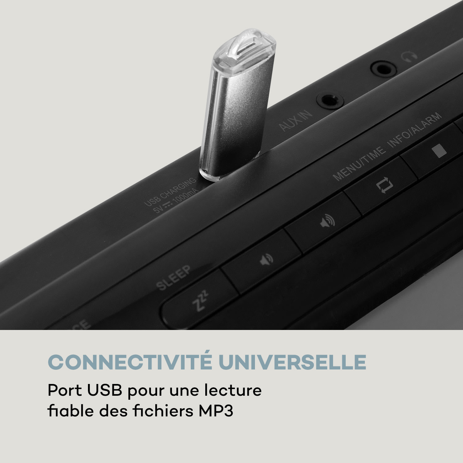 BlackMask Chaîne HiFi stéréo verticale CD tuner FM  DAB+ Bluetooth Noire 