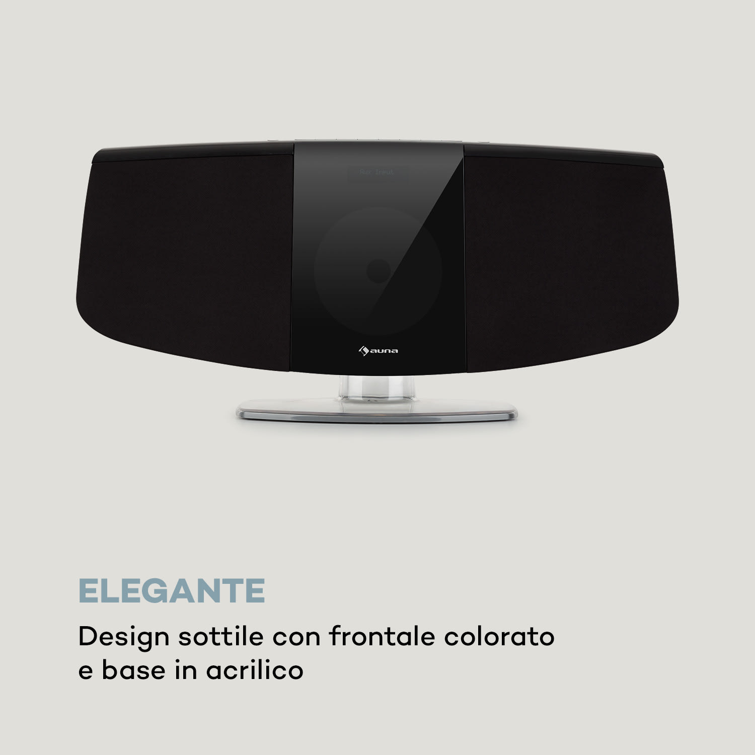 BlackMask Impianto Stereo Verticale CD Tuner FM e DAB+ BT nero 