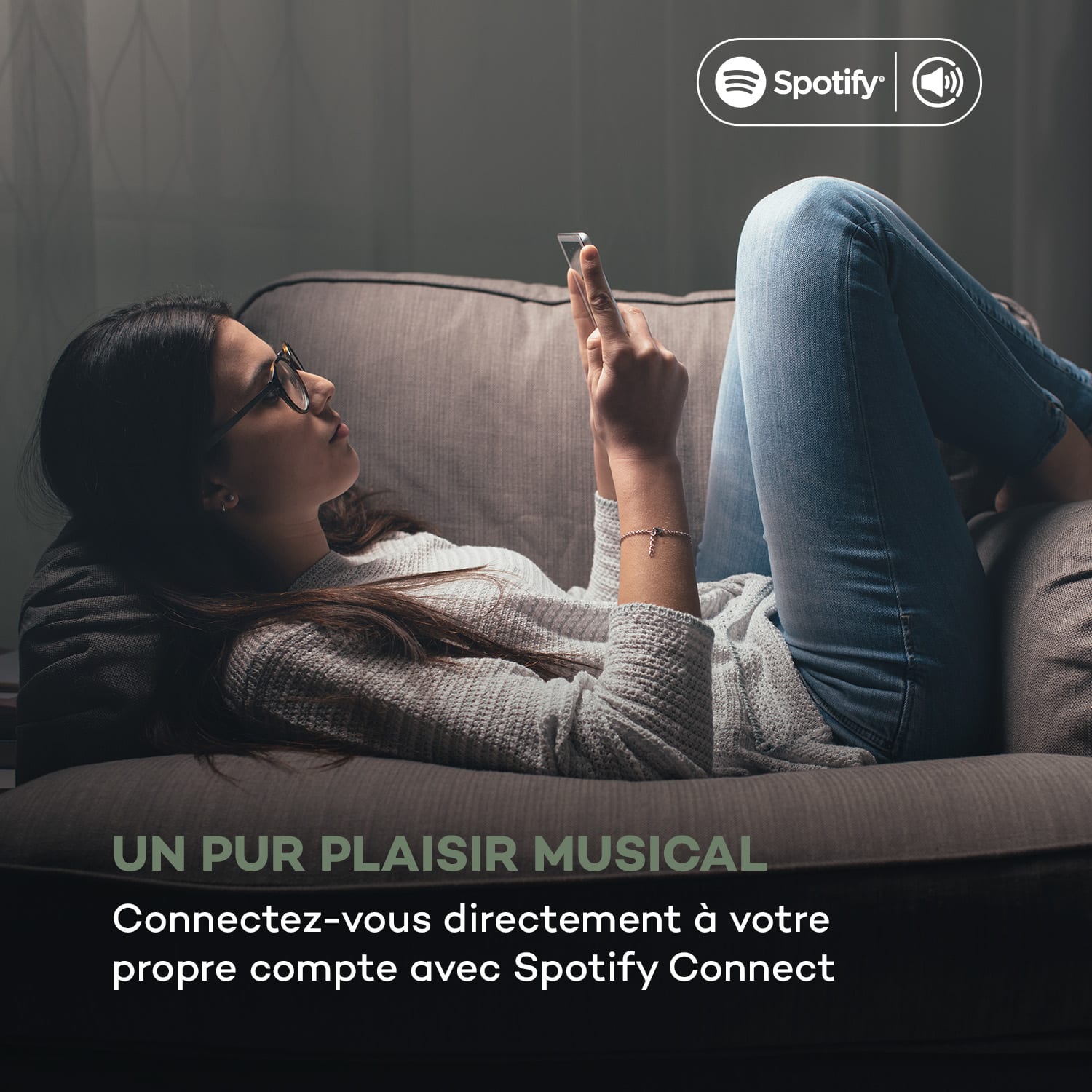Harvard chaîne compacte radio Internet/DAB+ et FM lecteur CD Bluetooth blanche