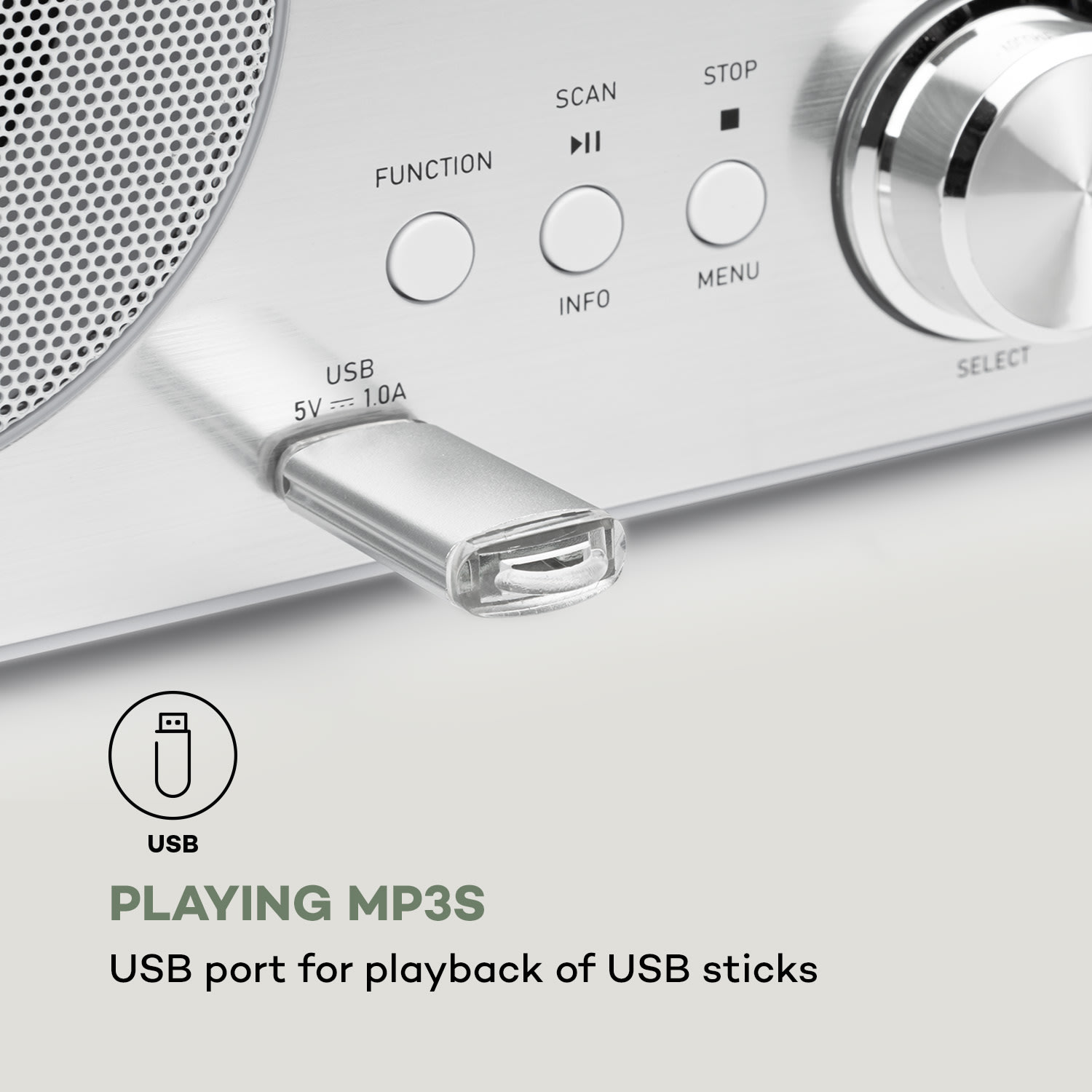 Harvard, system kompaktowy, Internet/DAB+ i radio UKF-FM, odtwarzacz CD, Bluetooth, białe