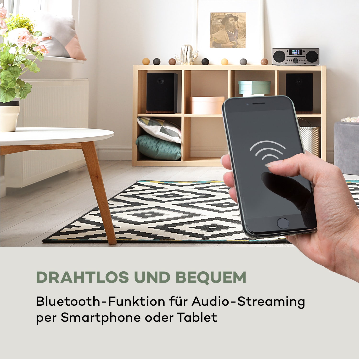 Harvard Kompaktanlage Internet-/DAB+/UKW-Radio CD-Player Bluetooth 